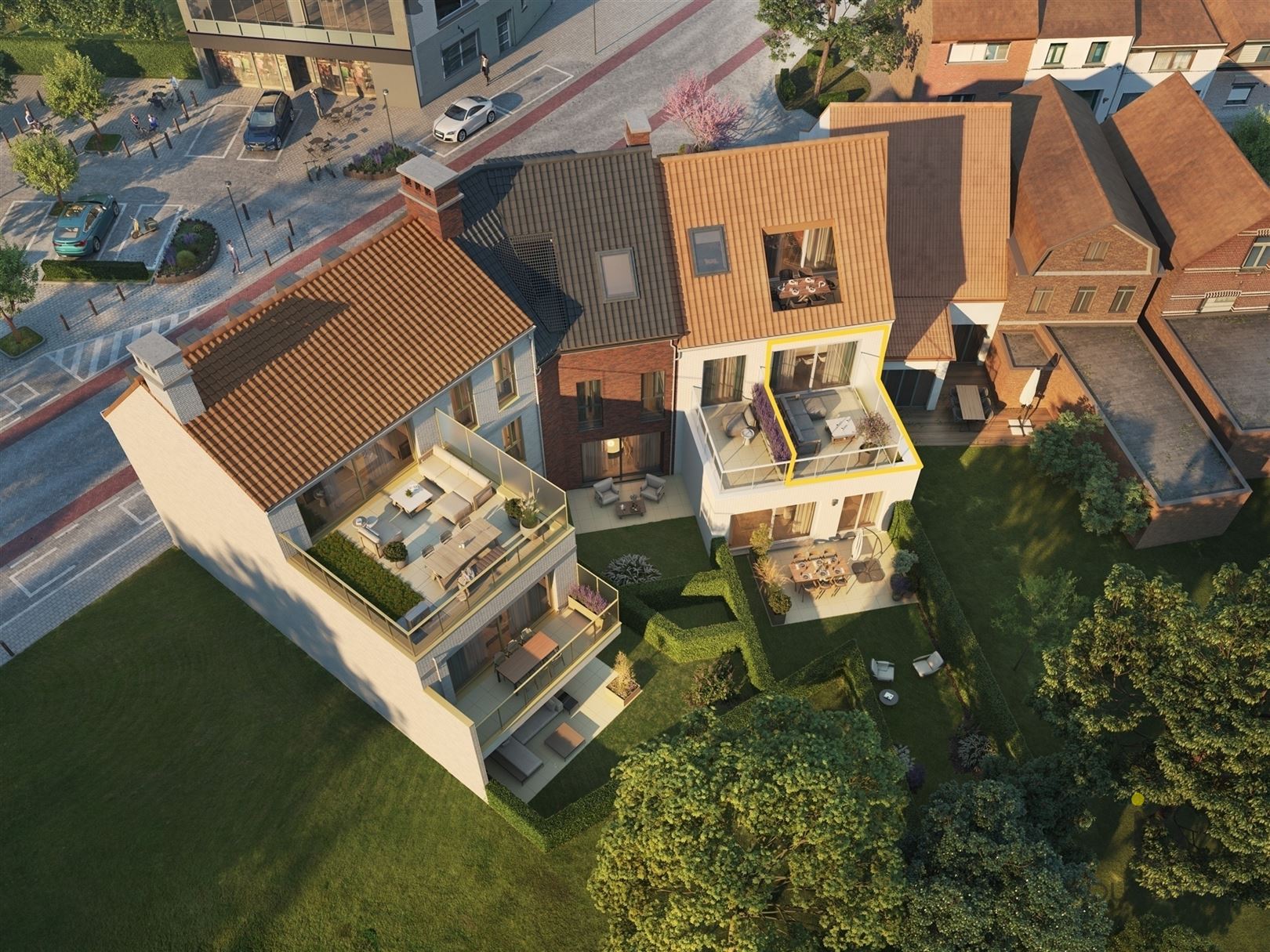 Beleef luxe, comfort en energiezuinigheid in een karaktervolle architectuur. foto {{pictureIndex}}