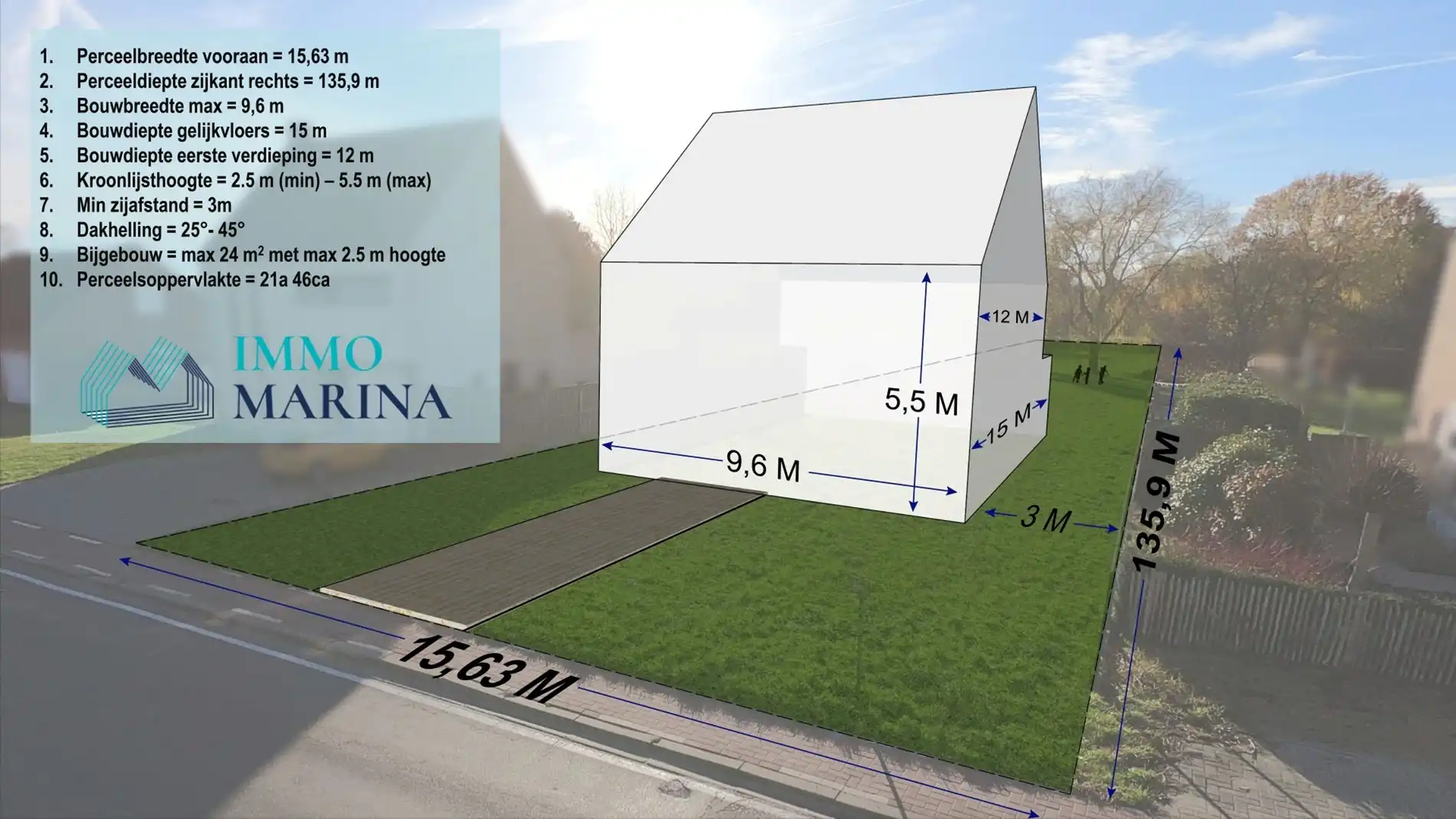 Mooie Z-gerichte villagrond op 21,5a te Tremelo foto 3