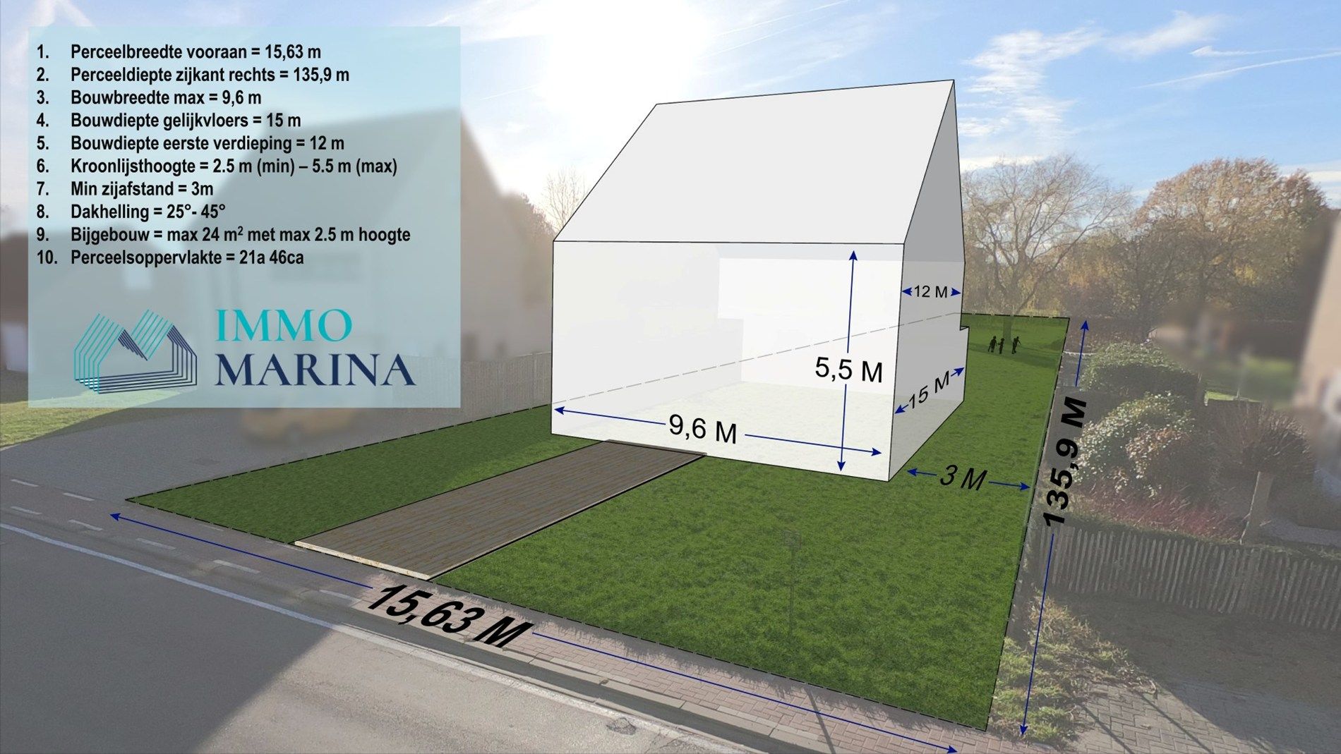 Mooie Z-gerichte villagrond op 21,5a te Tremelo foto 3