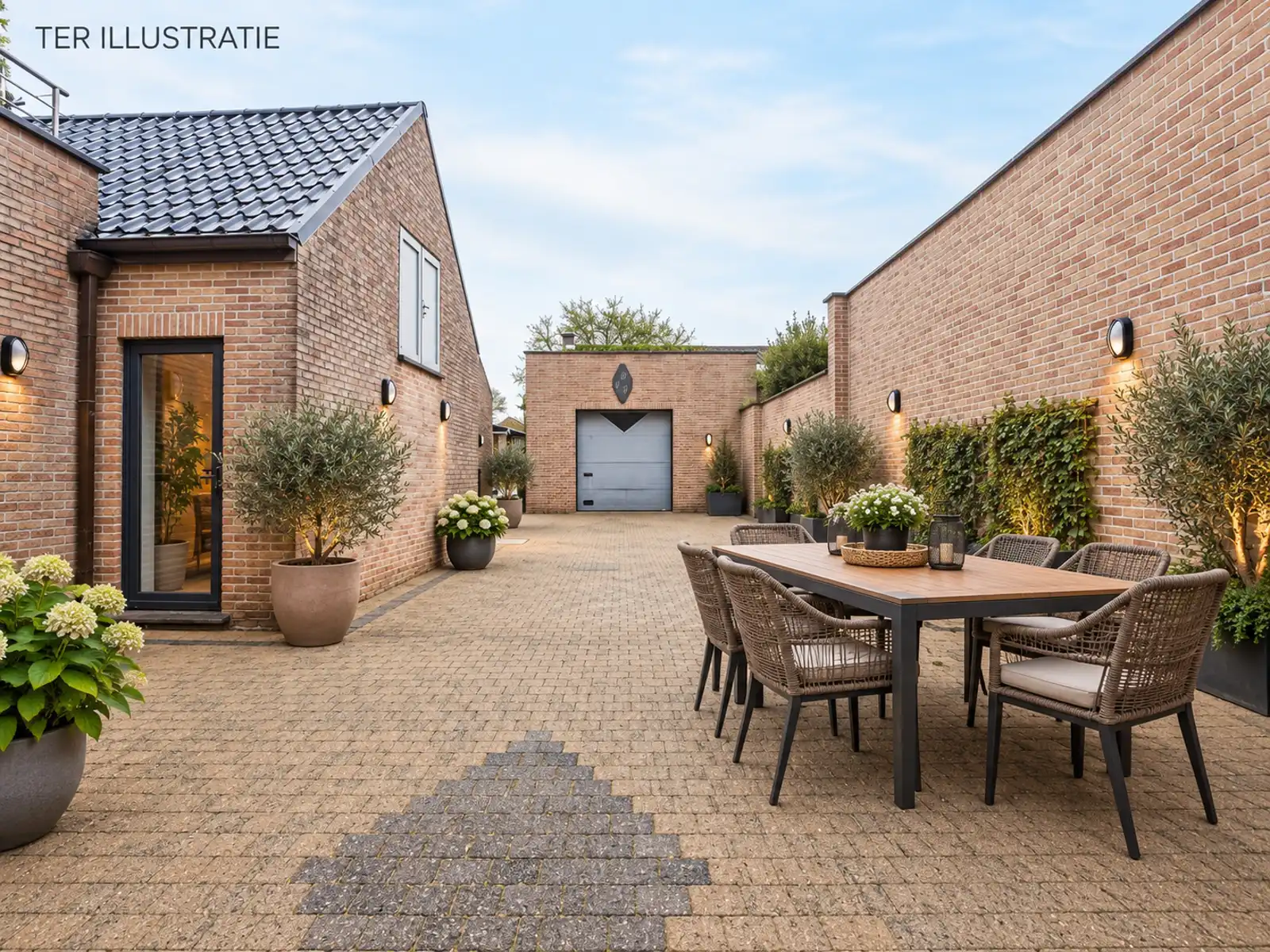 Polyvalente woning met tuin:  momenteel 2 appartementen garage en groot magazijn! foto 33