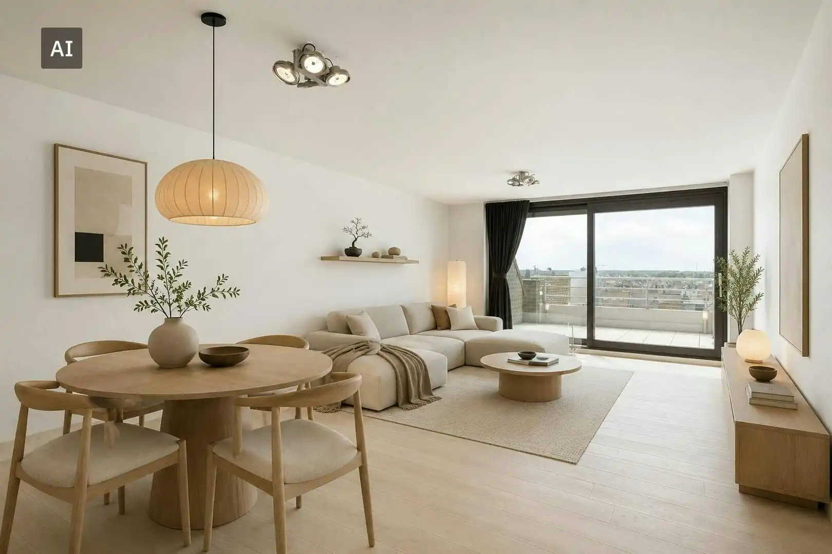 Instapklaar appartement met zonnig terras te koop in Heist foto 3