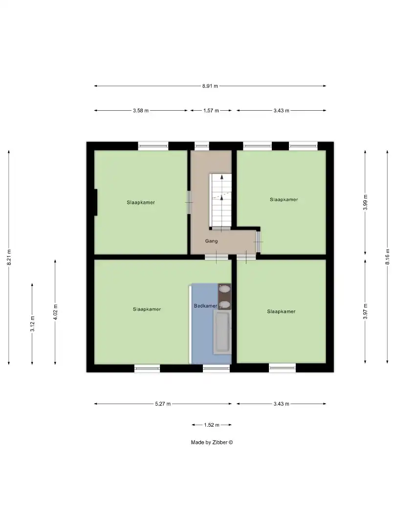 Halfopen bebouwing met 5 ruime slaapkamers, 2 badkamers, garage en tuin in Holsbeek – bewoonbare oppervlakte 214m² foto 23