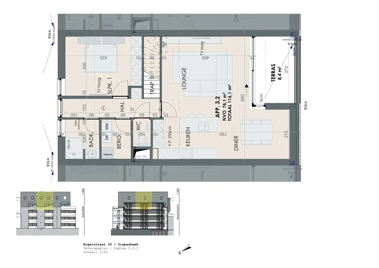 Ruim en modern duplex-appartement met 3 slaapkamers en twee parkeerplaatsen foto 22
