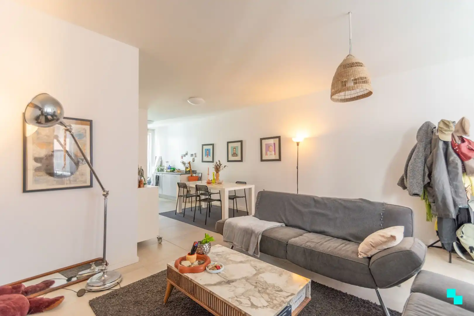 Tweeslaapkamerappartement gelegen in het bruisende hart van Gent foto 4