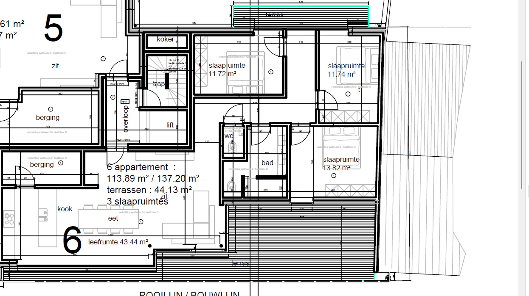 Nieuwbouwappartement met 3 slpks + terras foto 9