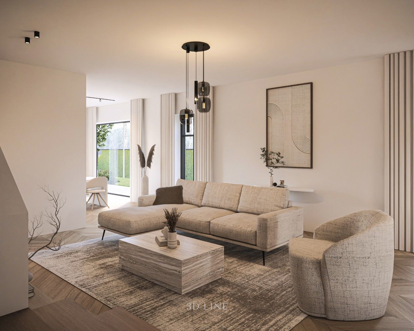 Casco nieuwbouwwoning met kelder op een perceel van 10a 09ca foto 12