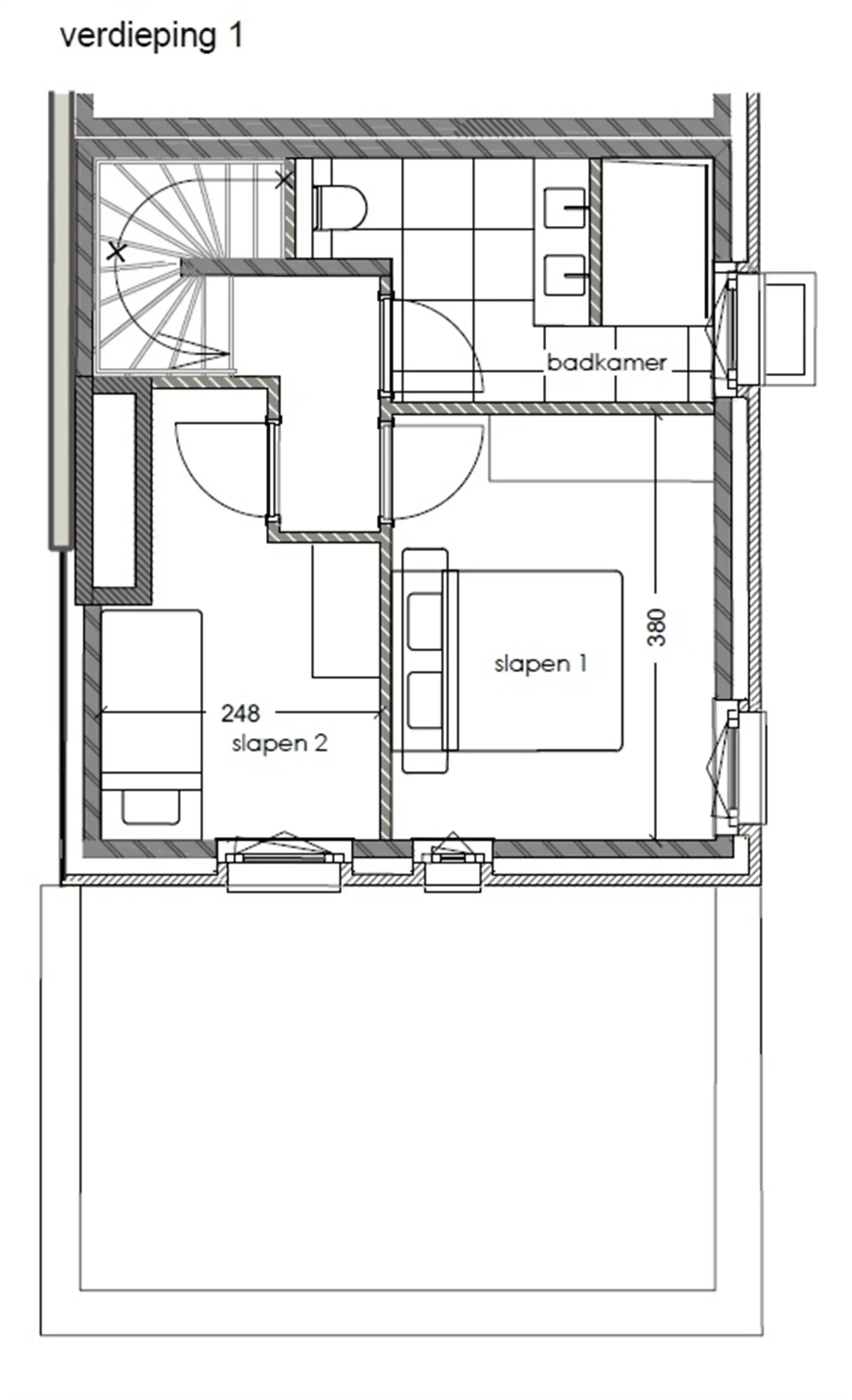 Nieuwbouw duplexappartement met 2 slpks te Duffel foto 12