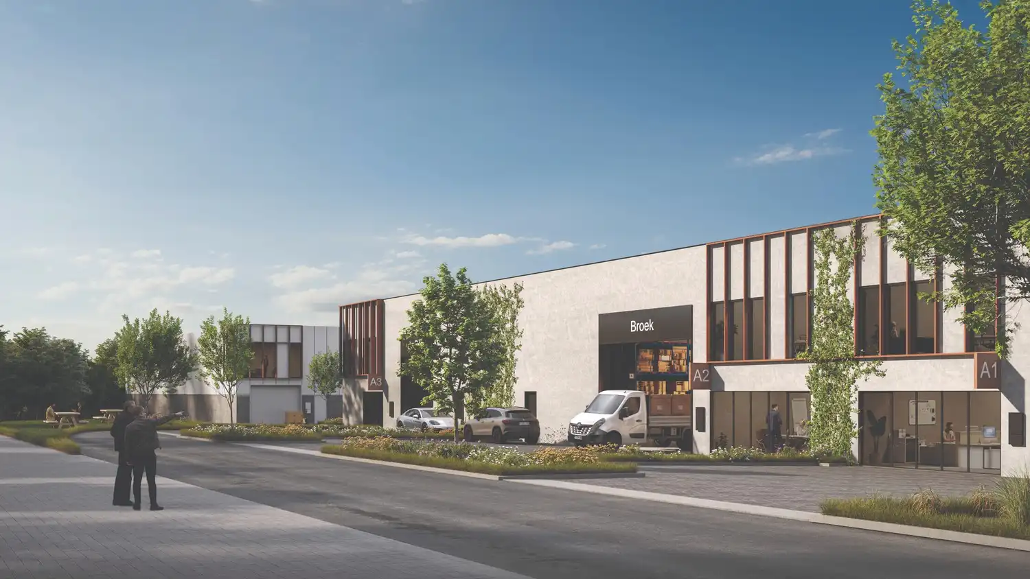 bedrijfshal +/- 955 m² foto {{pictureIndex}}