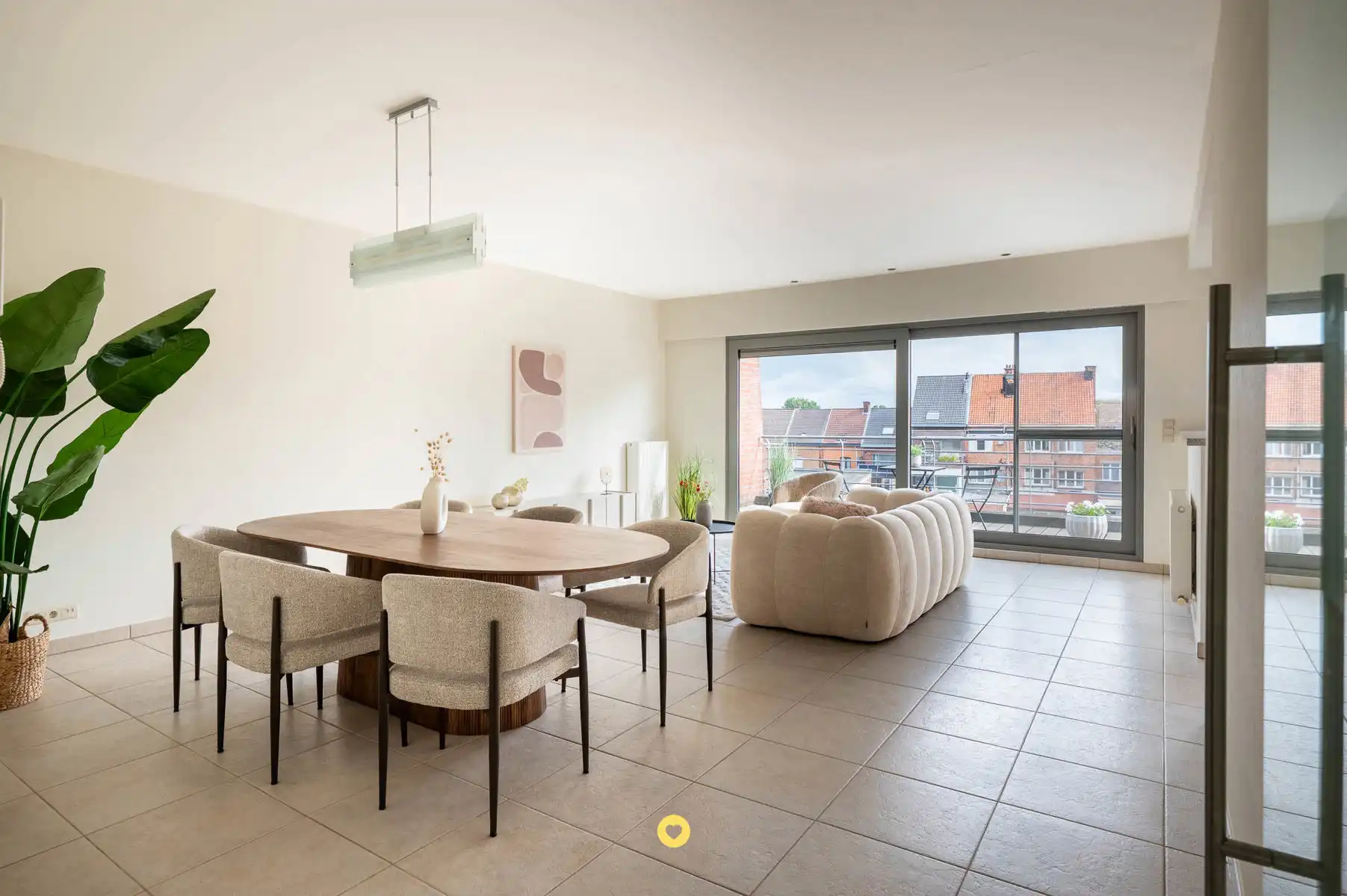 Ruim appartement met 2 slaapkamers en terras in centrum Boom foto 4