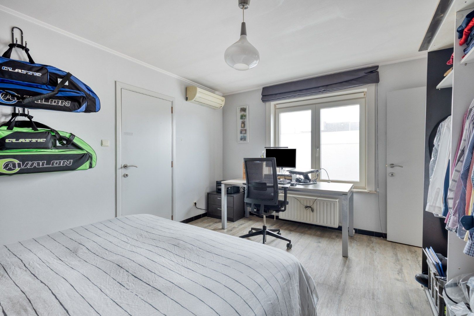 Ruim tweekamerapp. in Bevegem met dubbele garage! foto 11