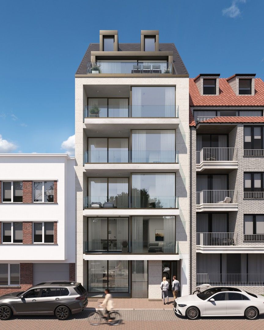 Nieuwbouw appartement op een centrale ligging te Knokke, vlakbij het Zegemeer en op wandelafstand van het strand. foto 2