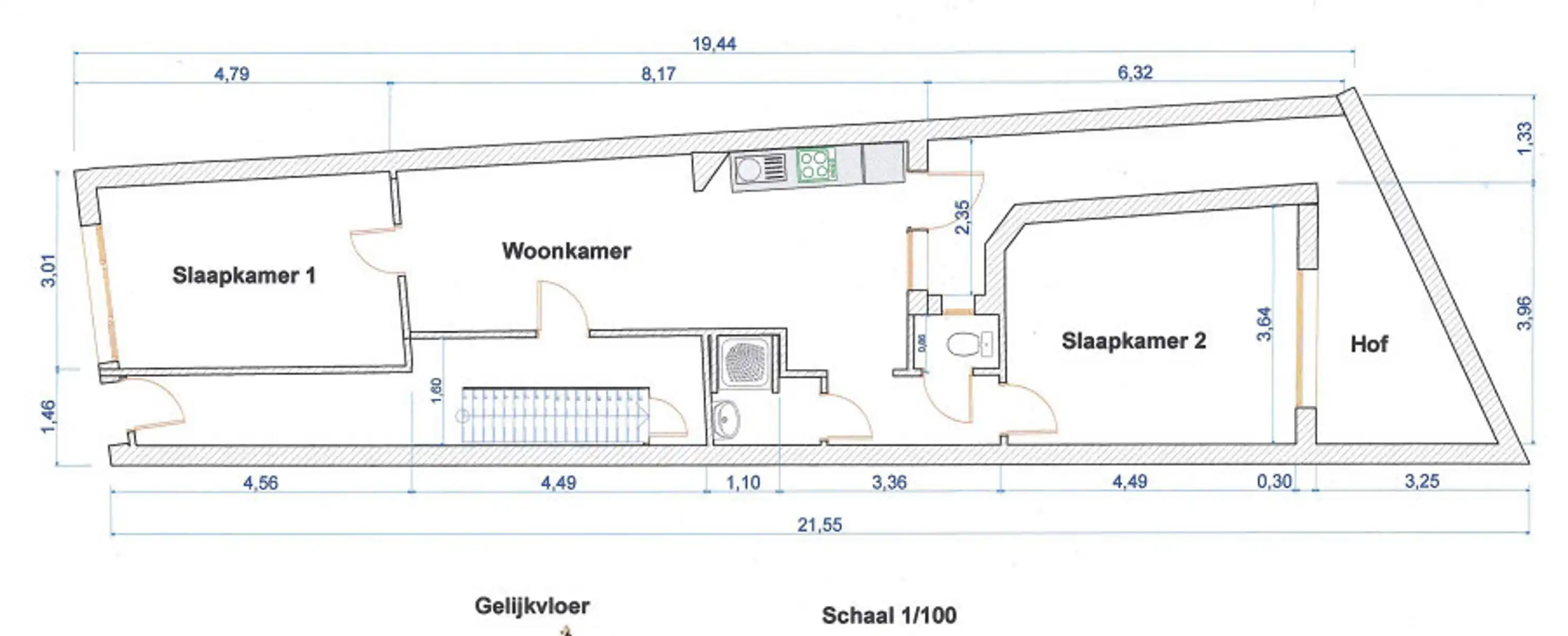 Vergund en gerenoveerd opbrengsteigendom bestaande uit 3 app foto 3
