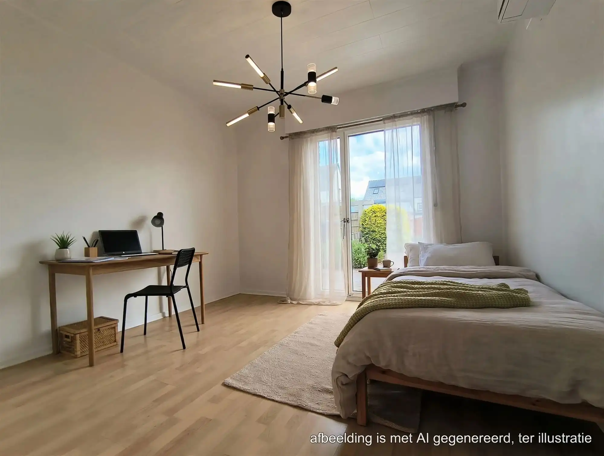 woonhuis -totaal gerenoveerd- met 2 slaapkamers, oprit en garage foto 11