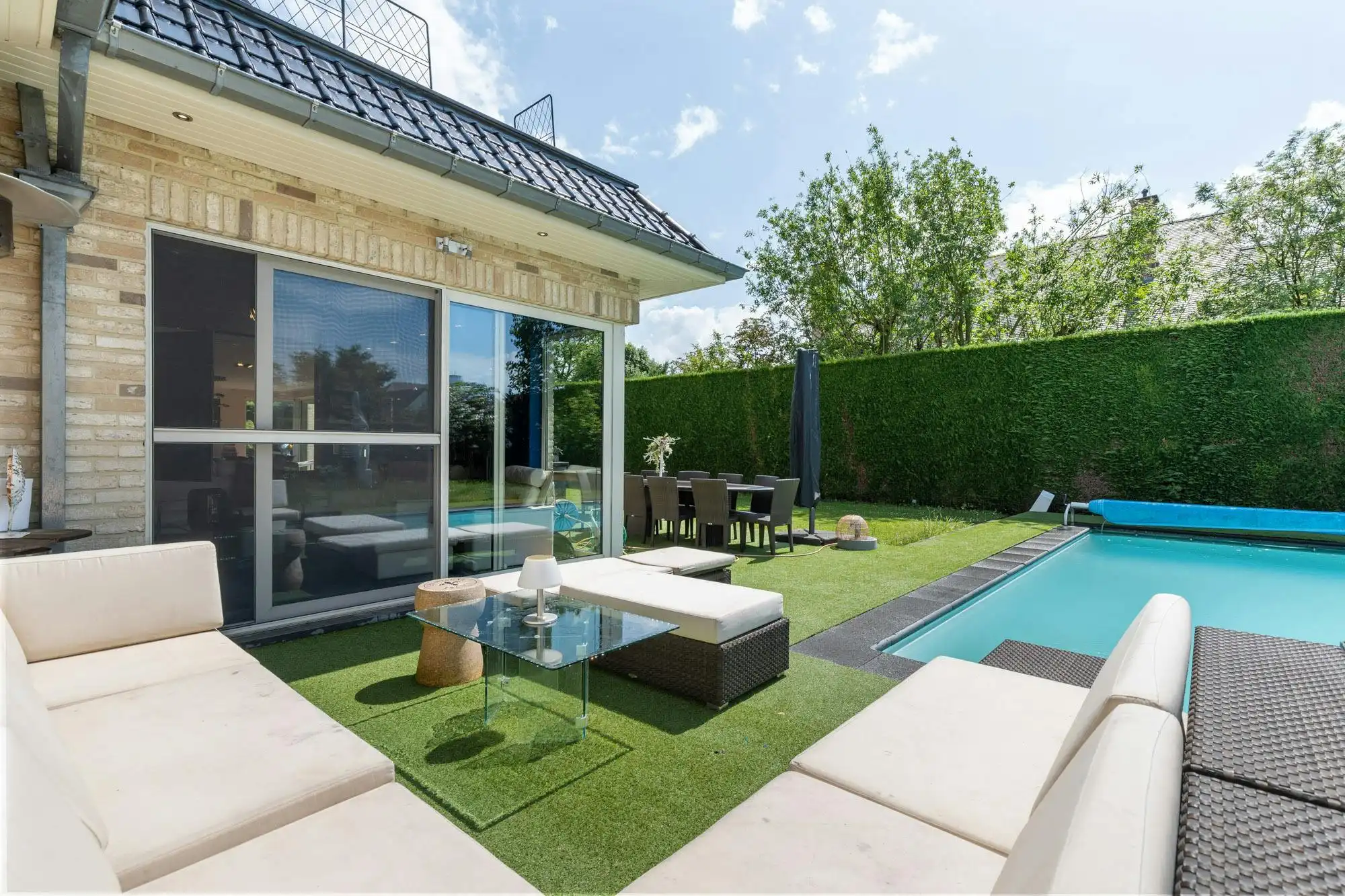 Exclusieve villa met  zwembad op een toplocatie in Wemmel foto 53