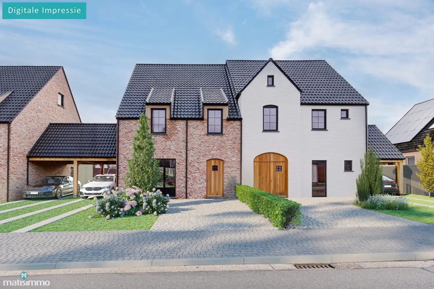 RUSTIG GELEGEN ENERGIEZUINIGE NIEUWBOUWWONING NABIJ HET GROEN TE OUDSBERGEN foto {{pictureIndex}}