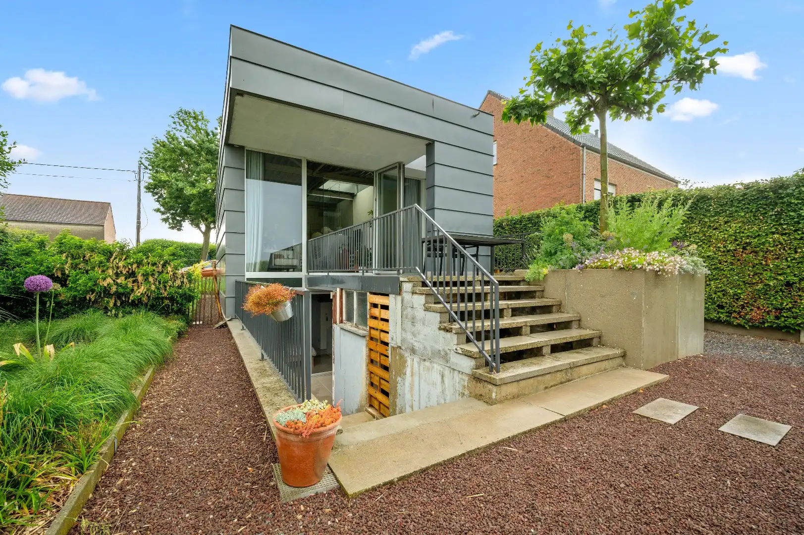 Moderne open bebouwing met prachtige tuin met zwemvijver gelegen in het rustige Eliksem (Landen) foto 30