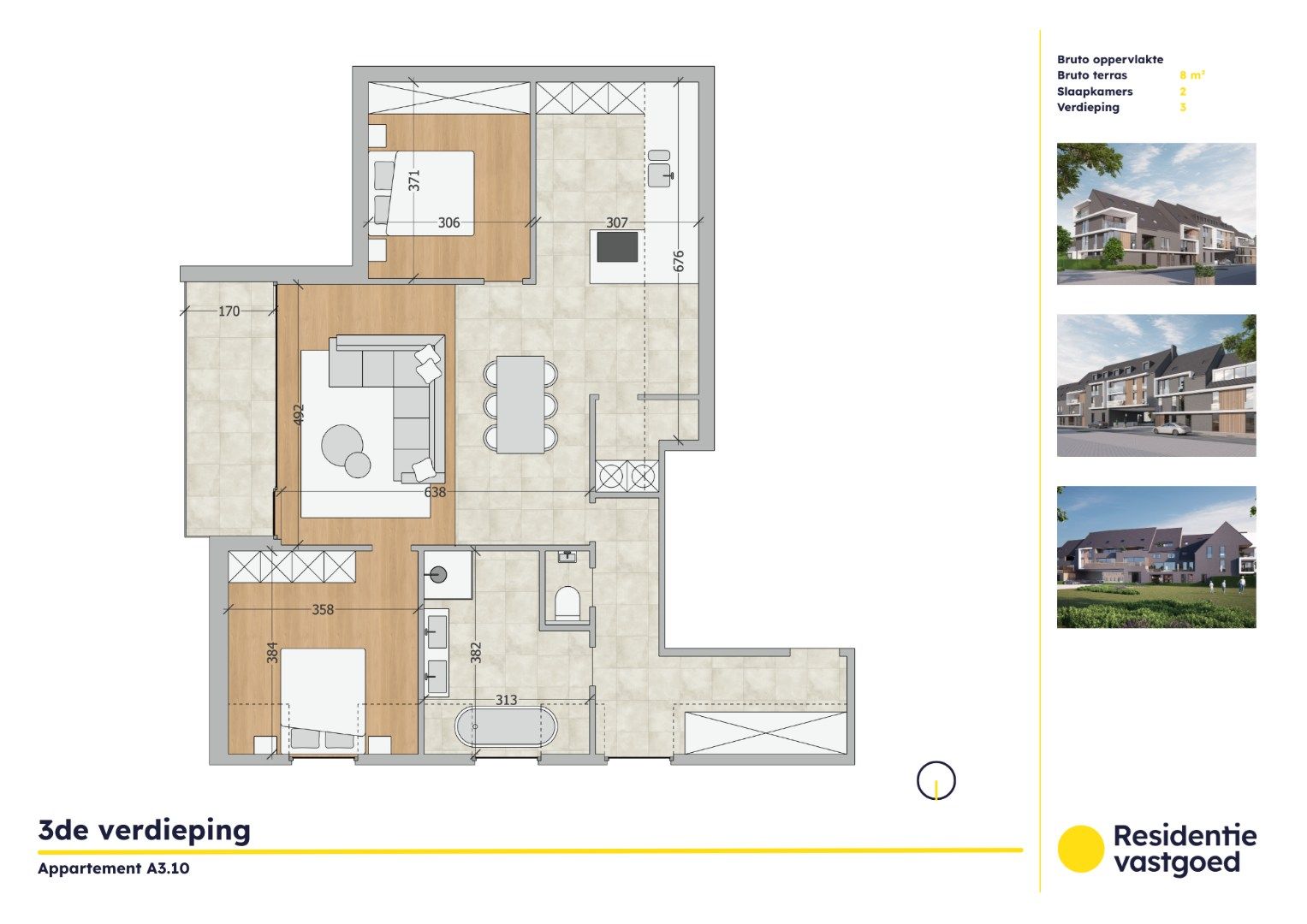 Appartement te koop Zandvoordsestraat 25 -/A3.10 - 8460 Oudenburg