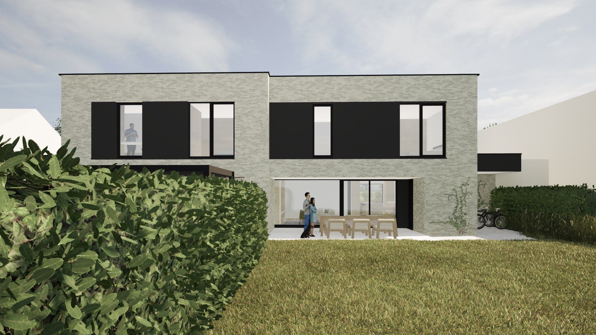 EXCLUSIEVE NIEUWBOUWONING VOORZIEN VAN EEN HOOGWAARDIGE AFWERKING EN MET 4 SLAAPKAMERS, TUIN EN CARPORT TE KERMT foto 12