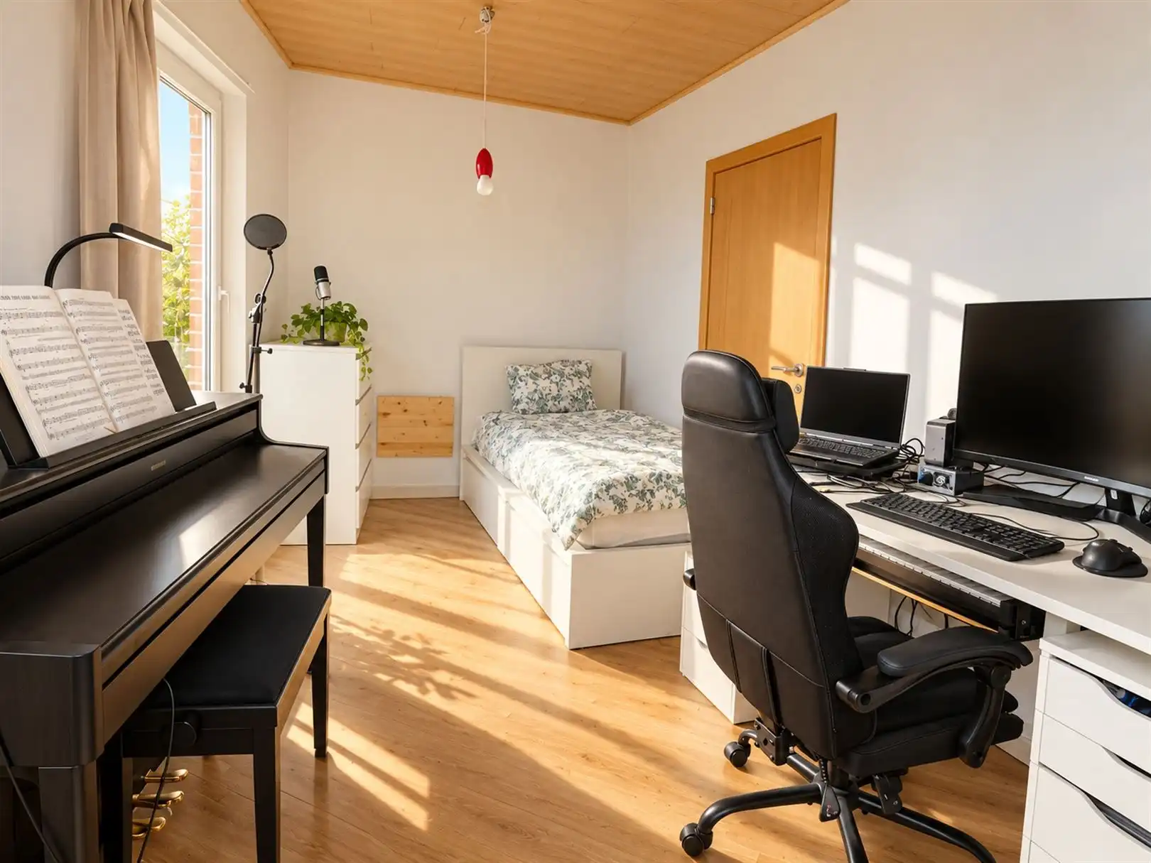 Gelijkvloers appartement met twee slaapkamers en tuin foto 6