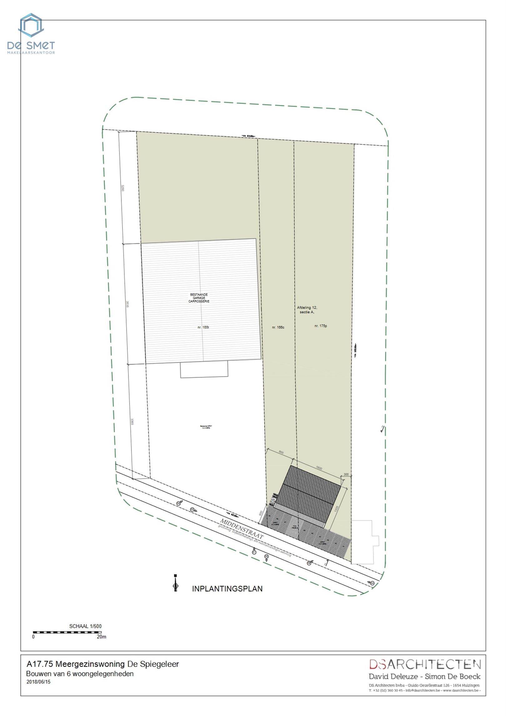 PROJECTGROND VOOR 6 APPARTEMENTEN OF PROJECT GARAGECOMPLEX OF OPEN BEBOUWING foto 6