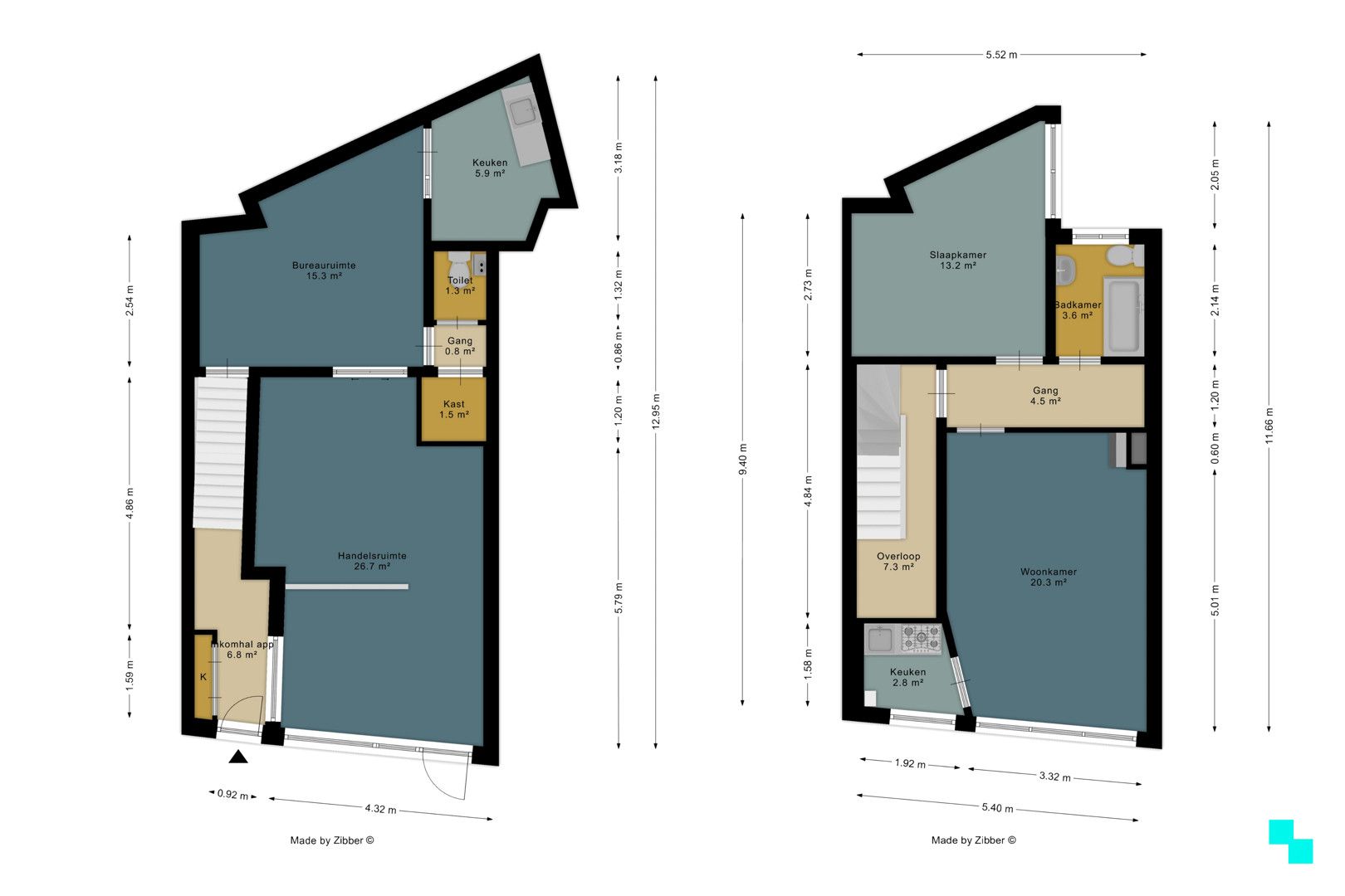 Appartementsgebouw met 3 appartementen en handelszaak nabij Patershol foto 28