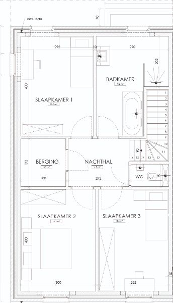 Hooglede: halfopen nieuwbouwwoning met 3 slaapkamers, zuid-gerichte tuin, carport en berging op een perceel van 184,50 m², centrale ligging foto 4