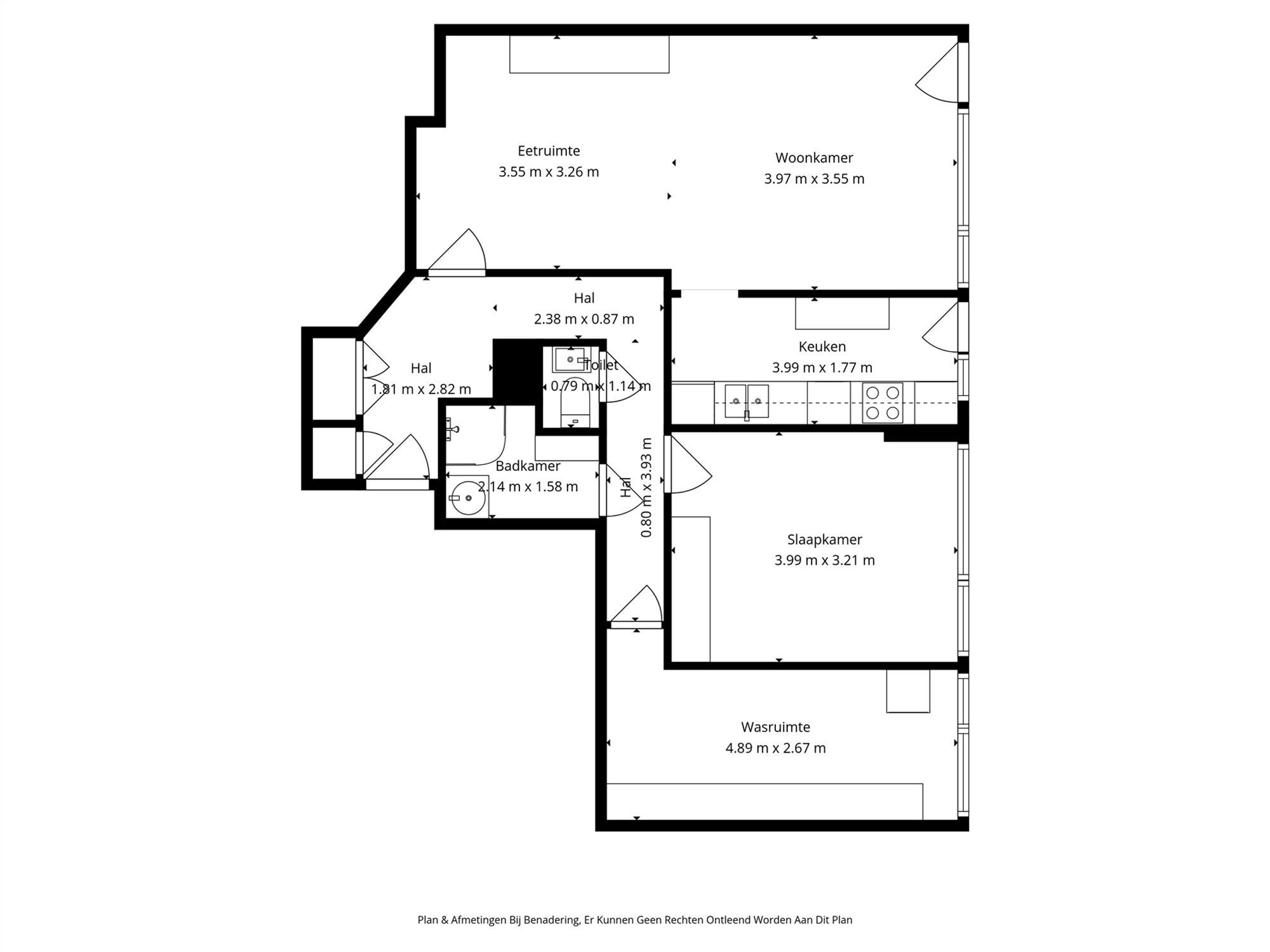 Appartement met 2 slpks en terras te Mechelen foto 10