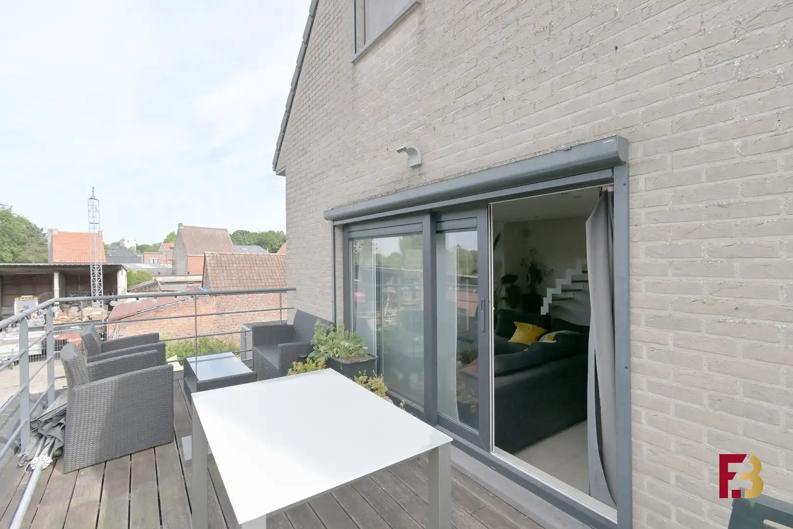 Duplex appartement in het groene Massemen foto 12