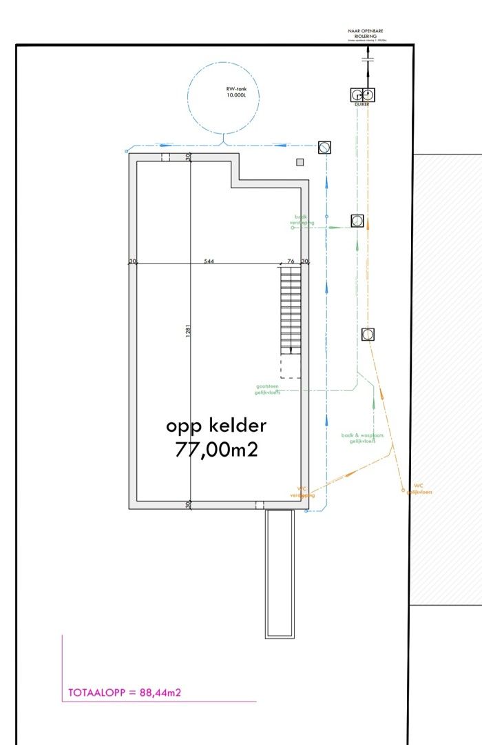 Casco nieuwbouwwoning met kelder op een perceel van 10a 09ca foto 19