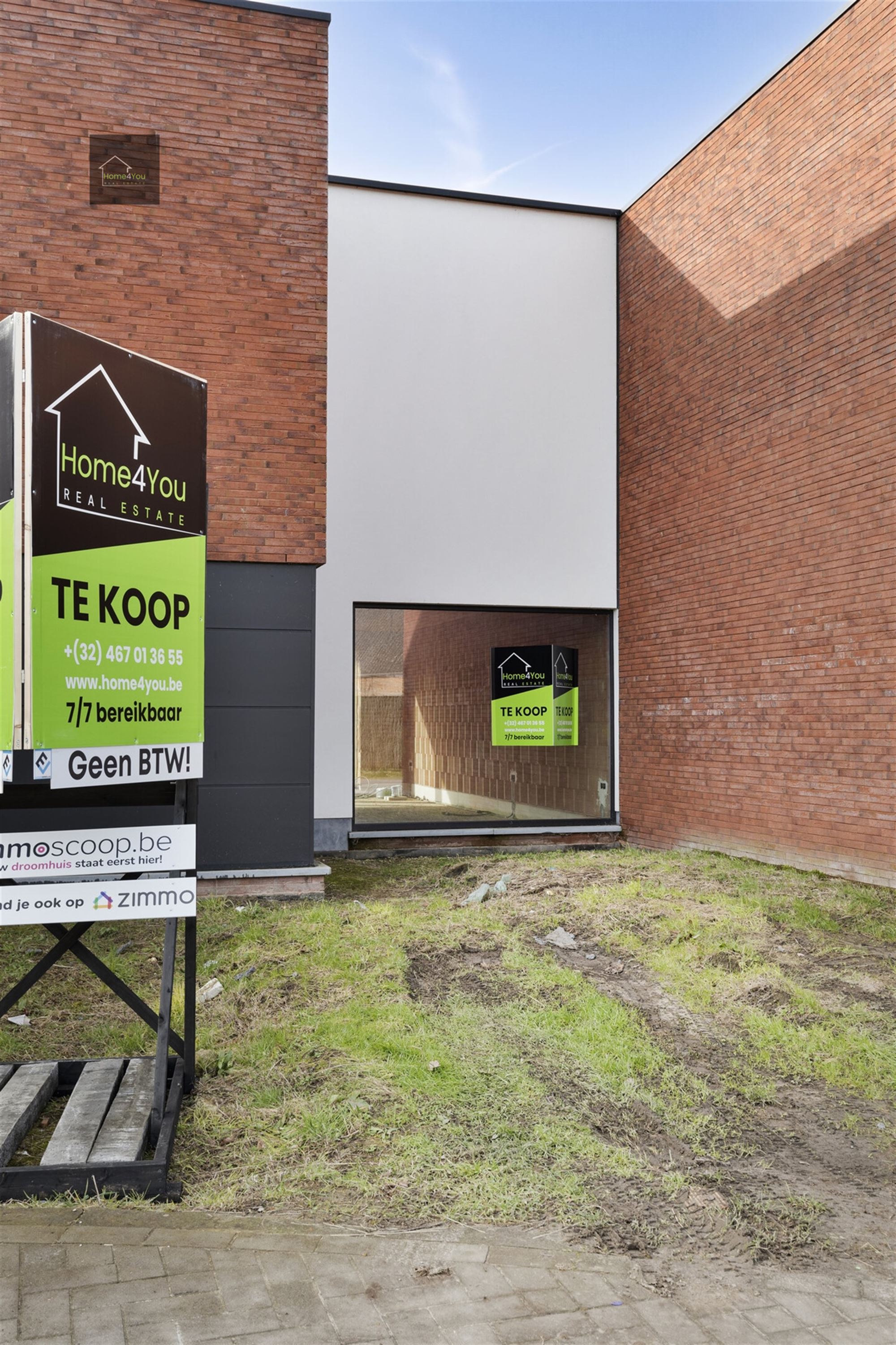 Grote nieuwbouwwoning zonder BTW !!, 3 slaapkamers, wind en waterdicht. foto 2
