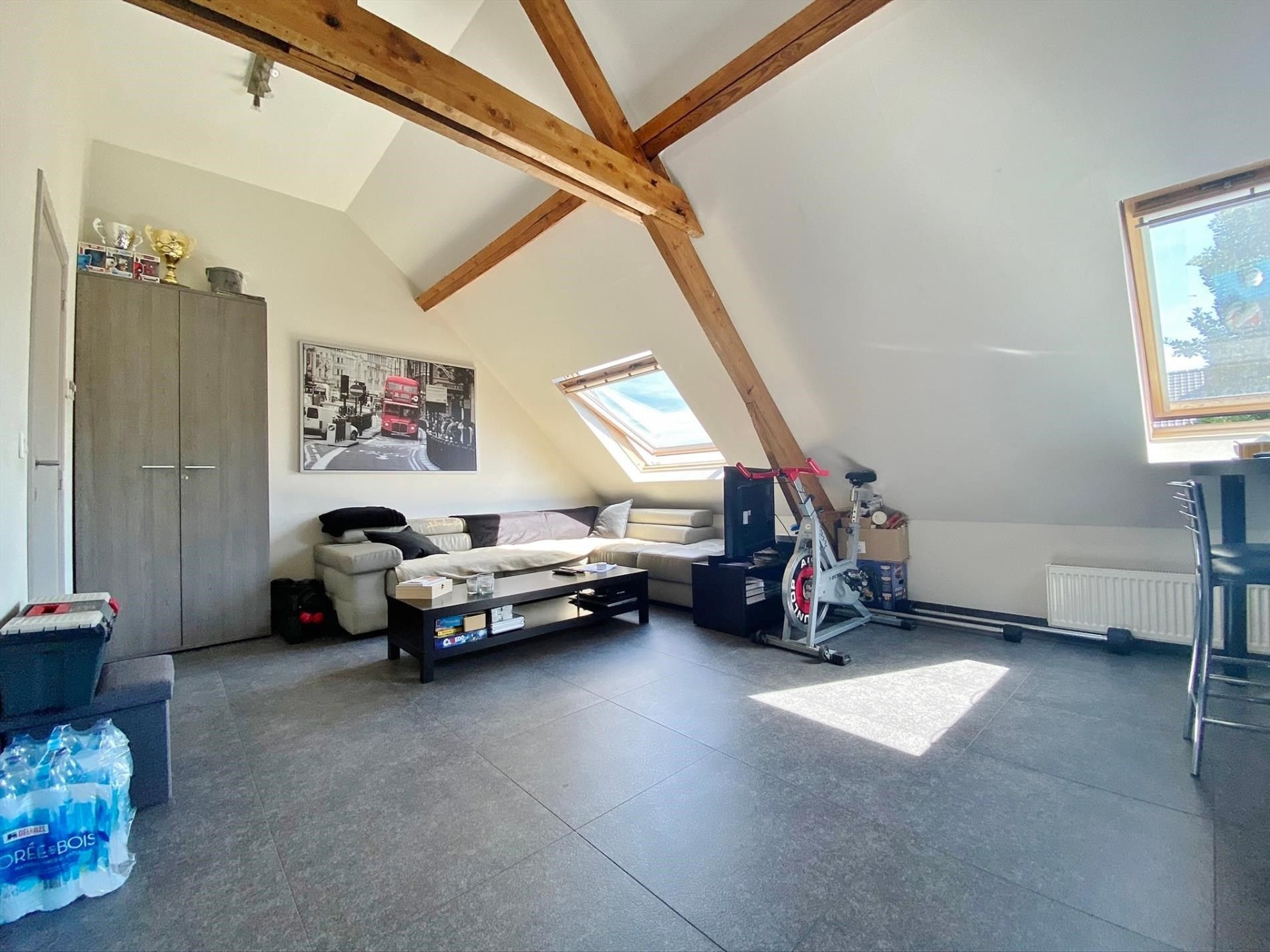 Vernieuwd, bemeubeld dakappartement nabij het centrum en station. foto 2