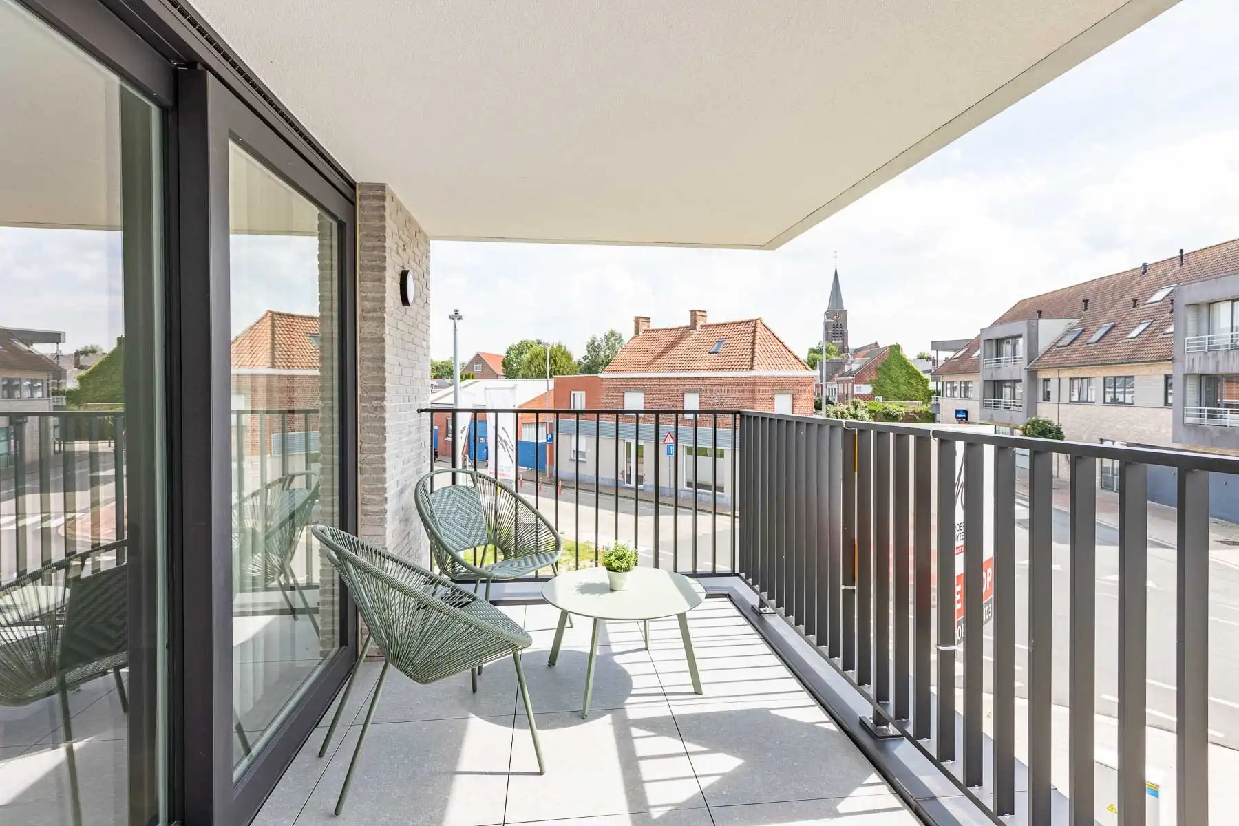 Prachtig nieuwbouwappartement met 2 slaapkamers TE HUUR in Wielsbeke! foto 8