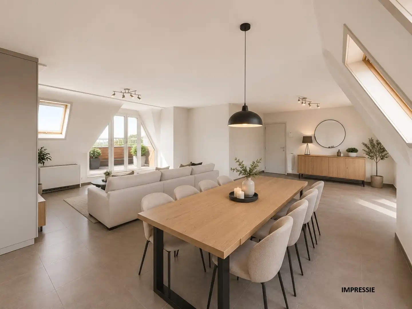 Penthouse met twee terrassen en panoramisch zicht op de havengeul foto 7