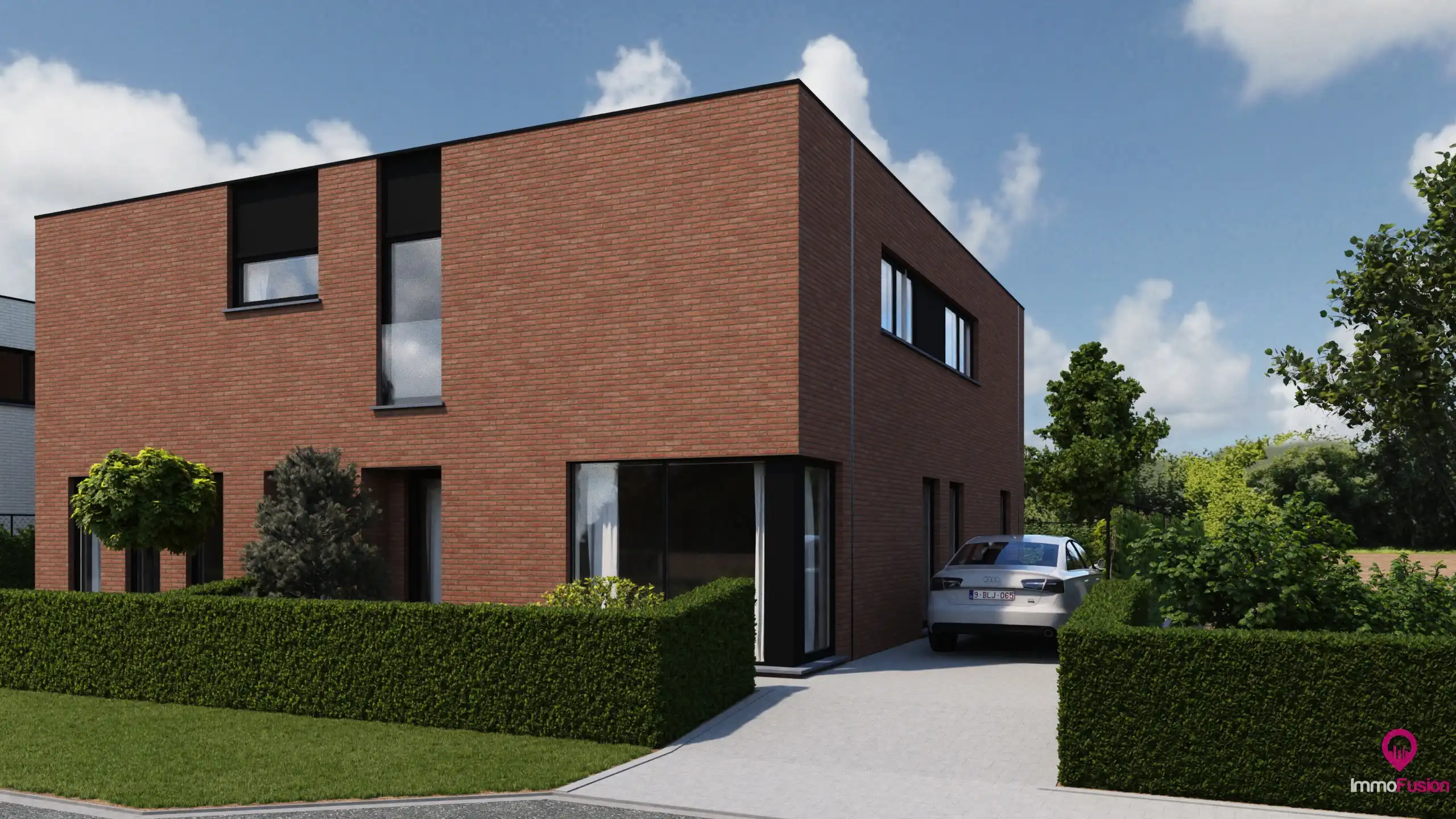Tijdloze Casco Nieuwbouwwoning met 3 slpks te Boekt! foto {{pictureIndex}}