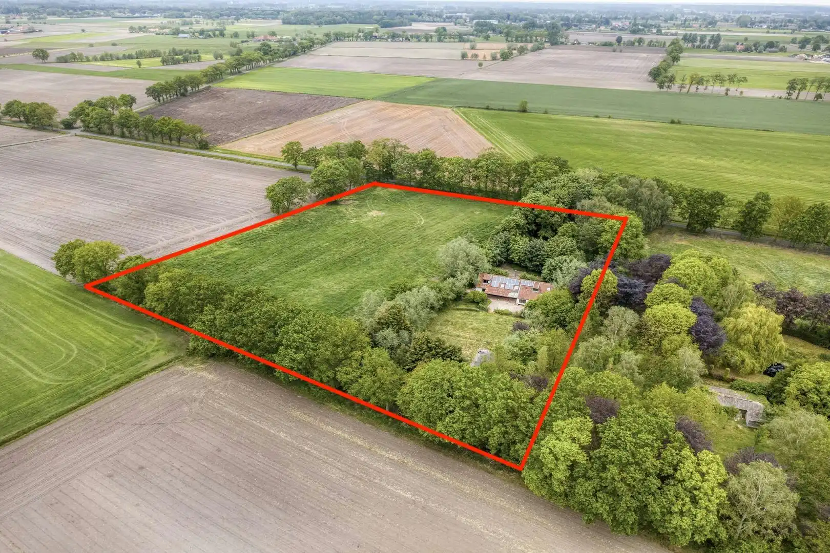 Uitzonderlijk gelegen huis (14.953m²) langs Haantjesveld te Maldegem foto 2