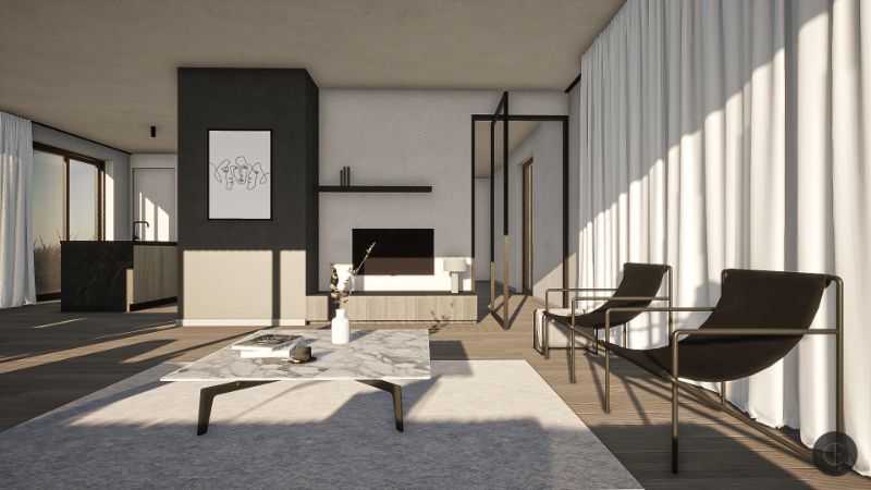 KORTEMARK: Penthouse 3.01 met 2 comfortabele slaapkamers, 2 ensuite-badkamers en 111,60m² uitgestrekt zitterras gelegen op de derde verdieping van Nieuwbouwresidentie Mila en Nora foto 6