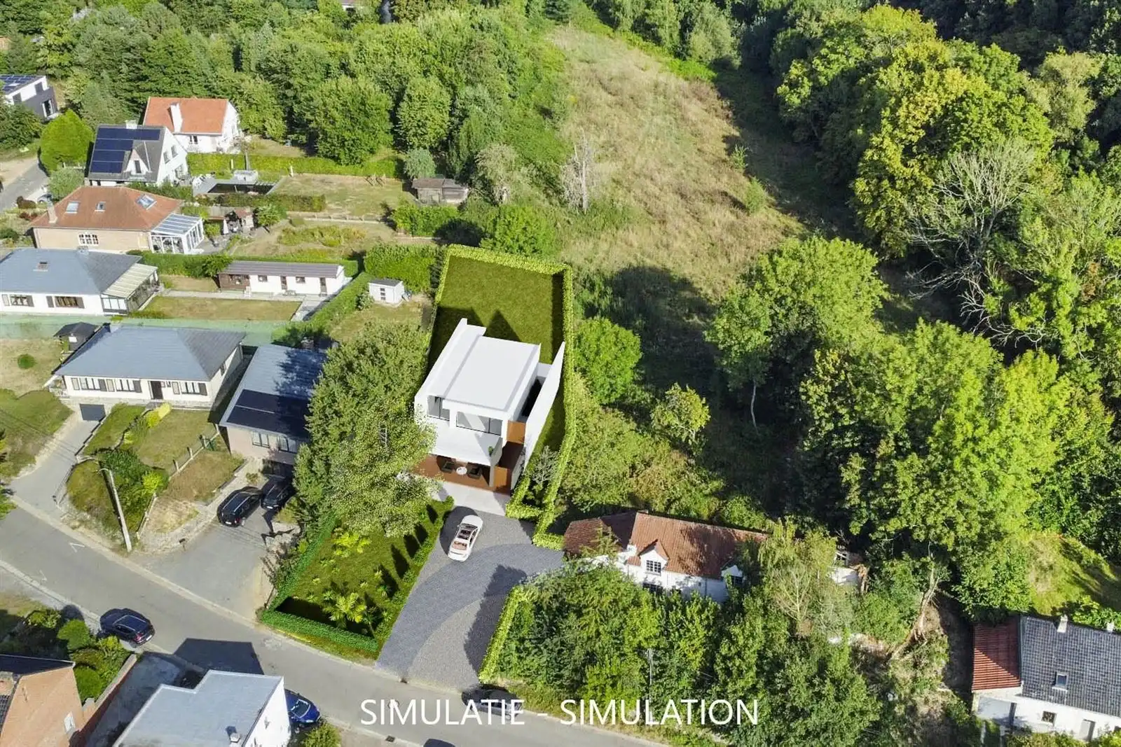 Bouwgrond van 10 are voor viergevelwoning foto {{pictureIndex}}