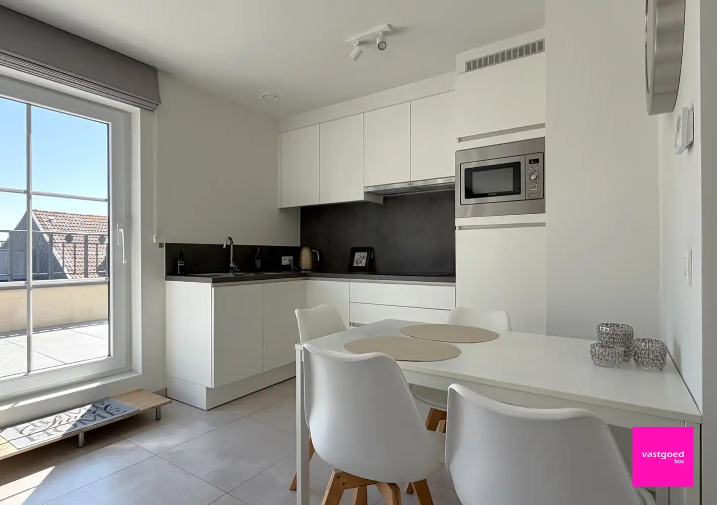 Unieke penthouse studio met 2 grote terrassen, centrum Oostende foto 6