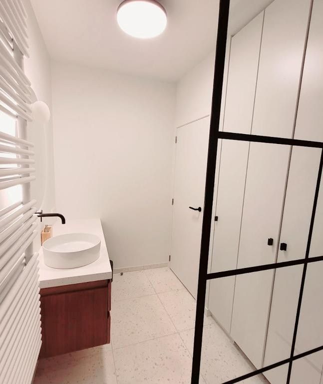 Recent gerenoveerde 2 slaapkamer appartement te Oostduinkerke bad foto 9