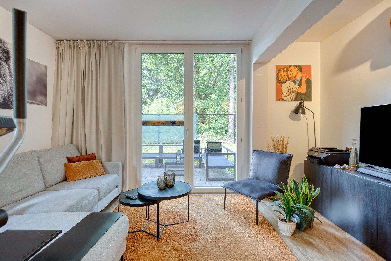 Gelijkvloers appartement met 2 slpks, ruime tuin, autostaanplaats en optionele garage ! foto 5