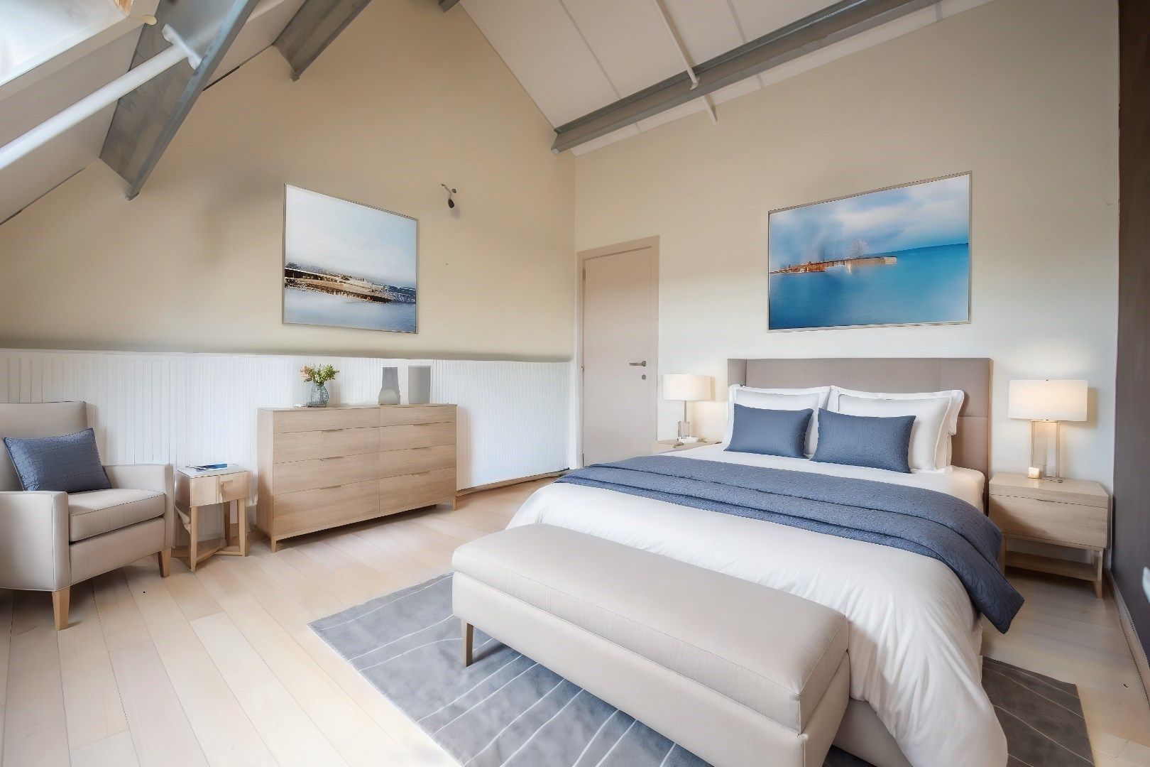 Lichtrijke loft met 2 slaapkamers met panoramisch vergezicht foto 12