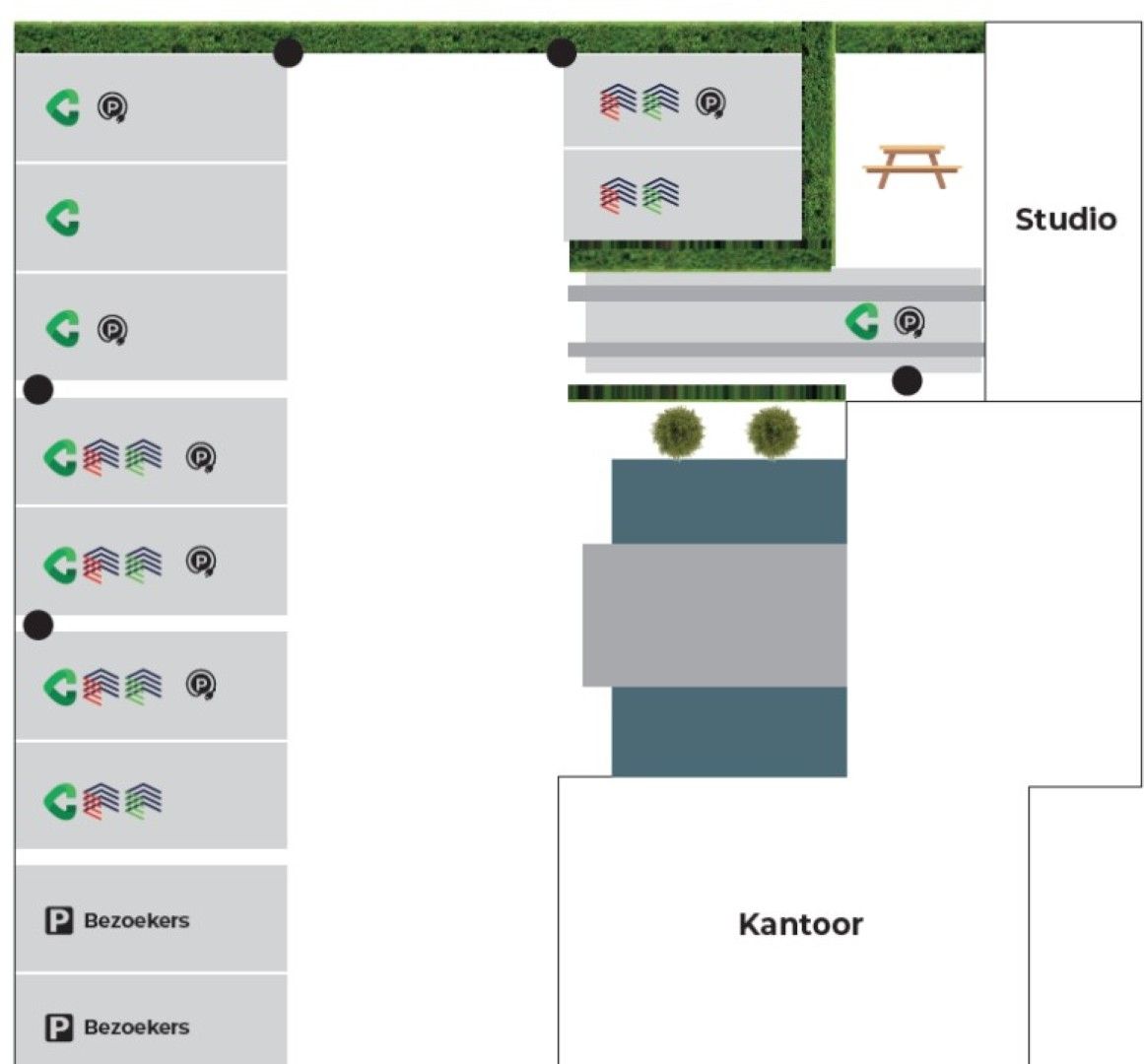 LUXE BEMEUBELDE KANTOREN MET PARKING foto 33