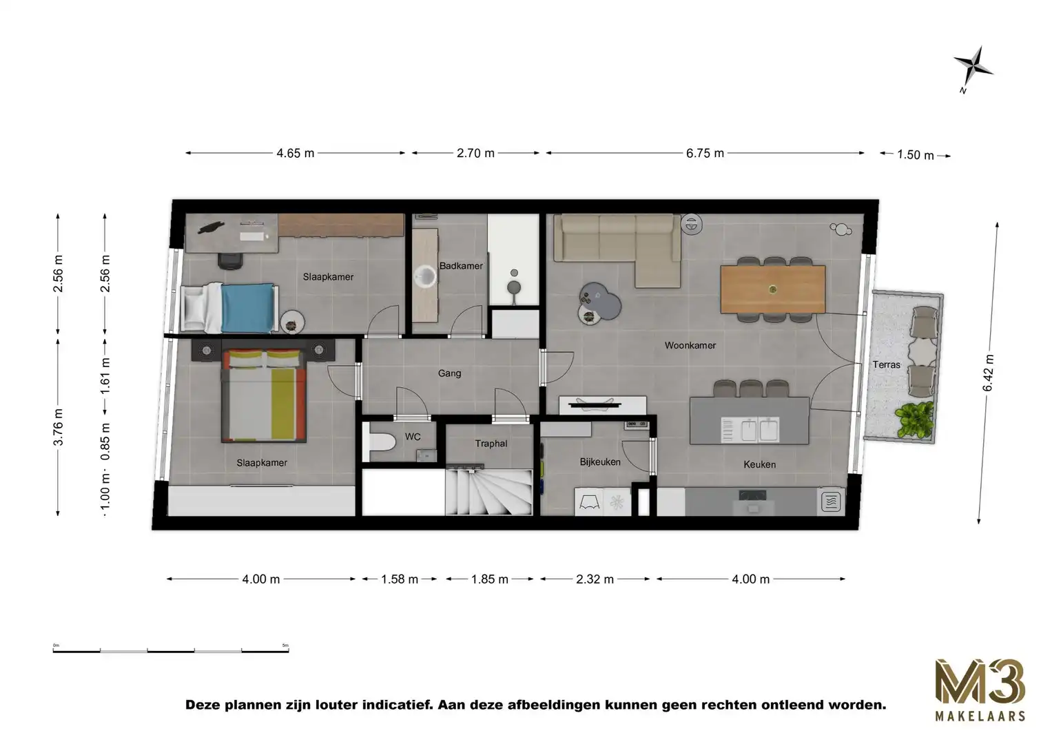 Instapklaar en modern appartement met garage foto 23