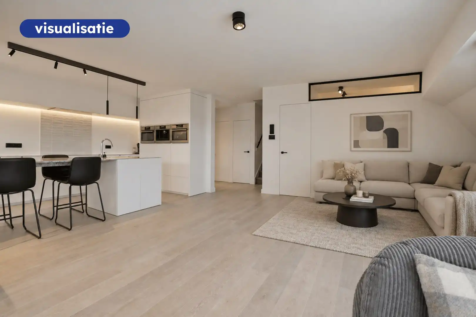 Instapklaar duplexappartement (125 m²) met zicht op de kaai in Nieuwpoort-Stad foto 8