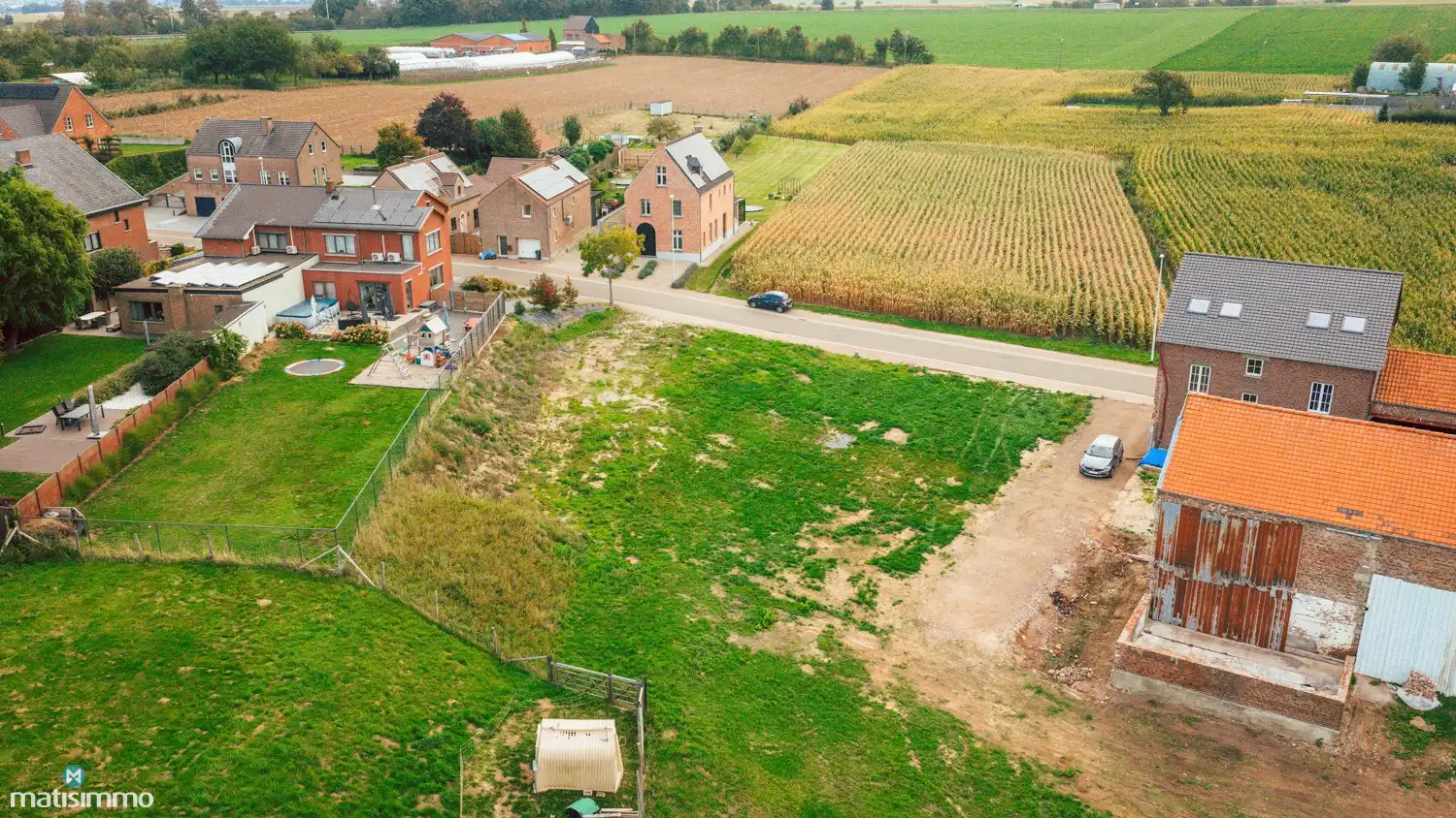 RUSTIG GELEGEN BOUWGROND VOOR HALFOPEN BEBOUWING TE MILLEN foto 6