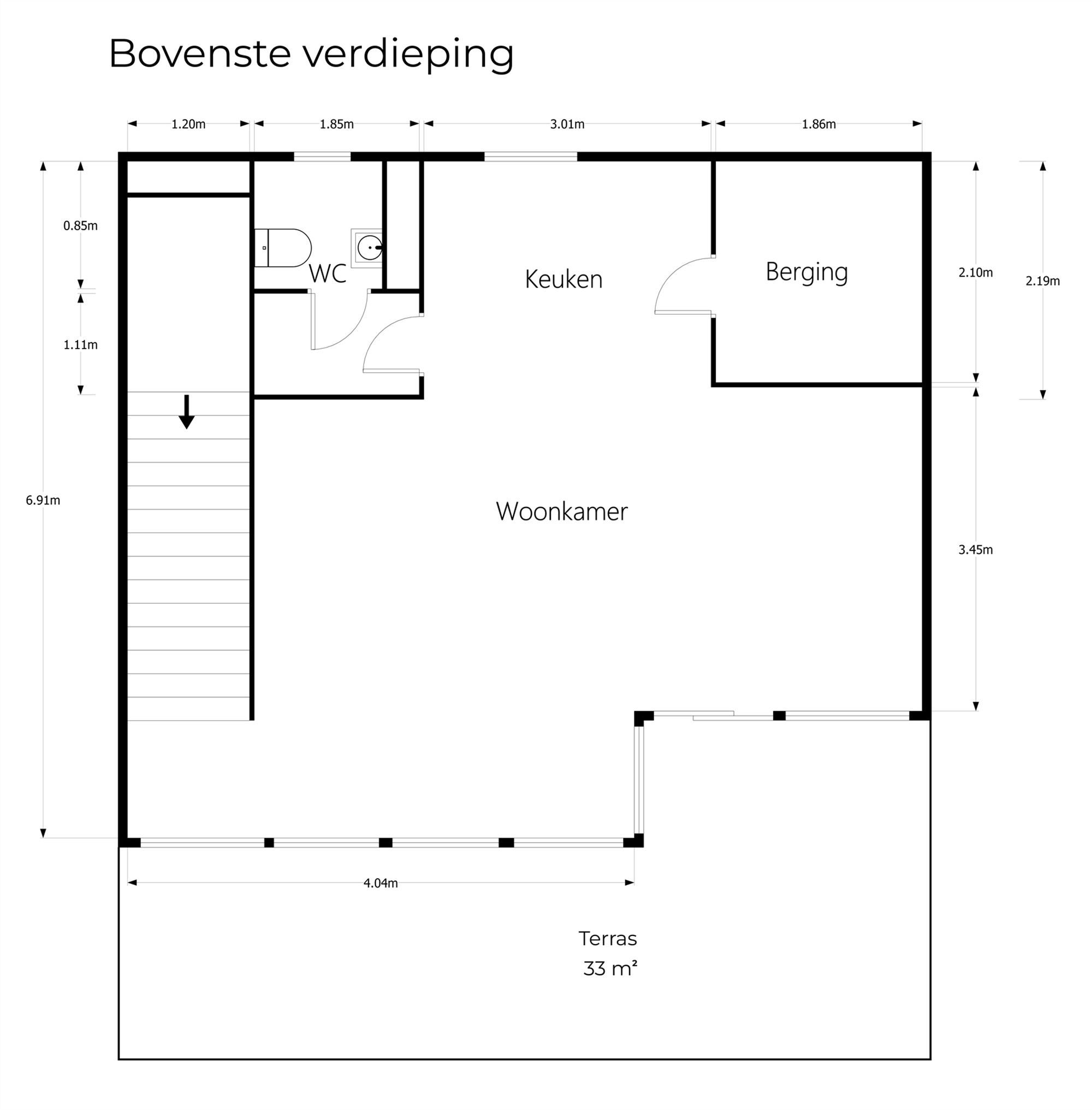 PERFECT ONDERHOUDEN DUPLEX APPARTEMENT (125M²) MET GROOT TERRAS (33M²) EN BIJHORENDE GARAGE TE LEOPOLDSBURG foto 21