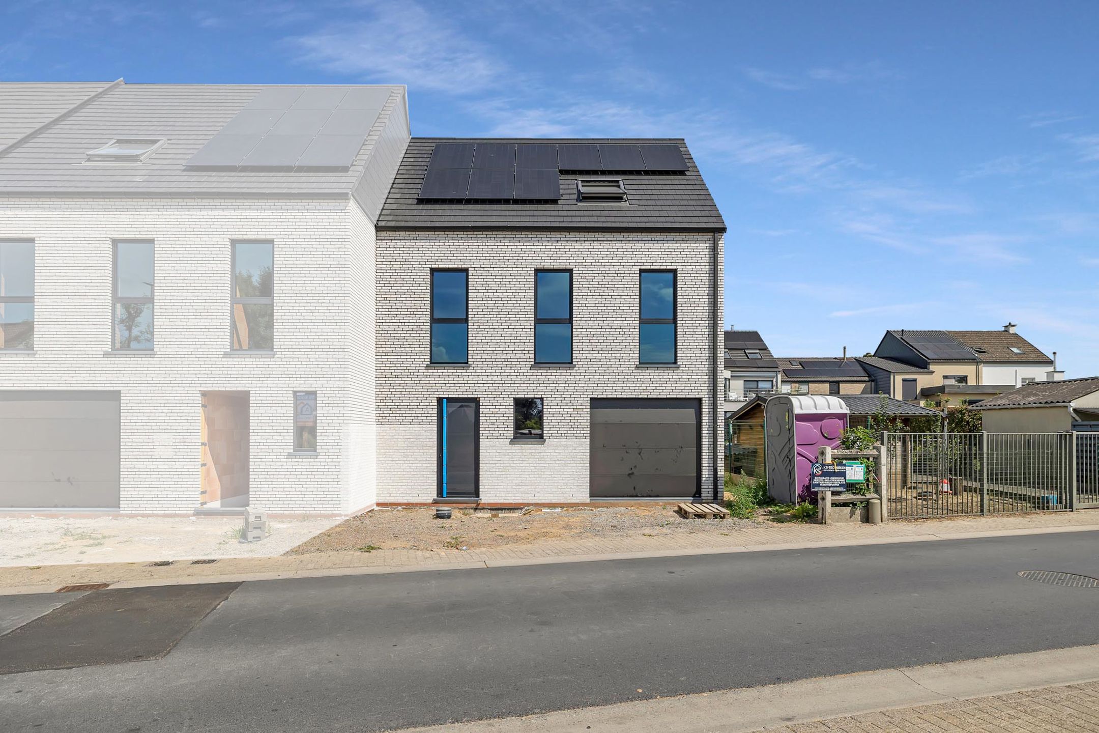 Ruime, volledig afgewerkte nieuwbouwwoning te Denderhoutem foto {{pictureIndex}}