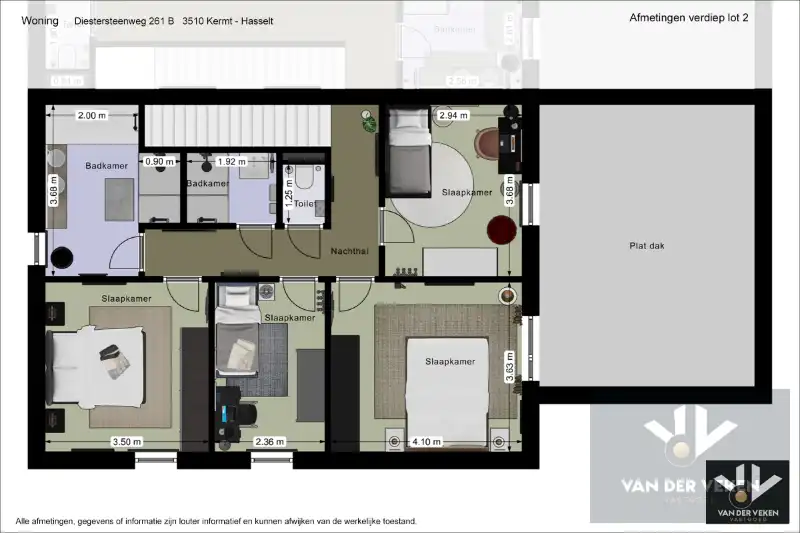 Ruime half open BEN-woning met 4 slaapkamers en inpandige garage te bewonderen in het gezellige Kermt. foto 18