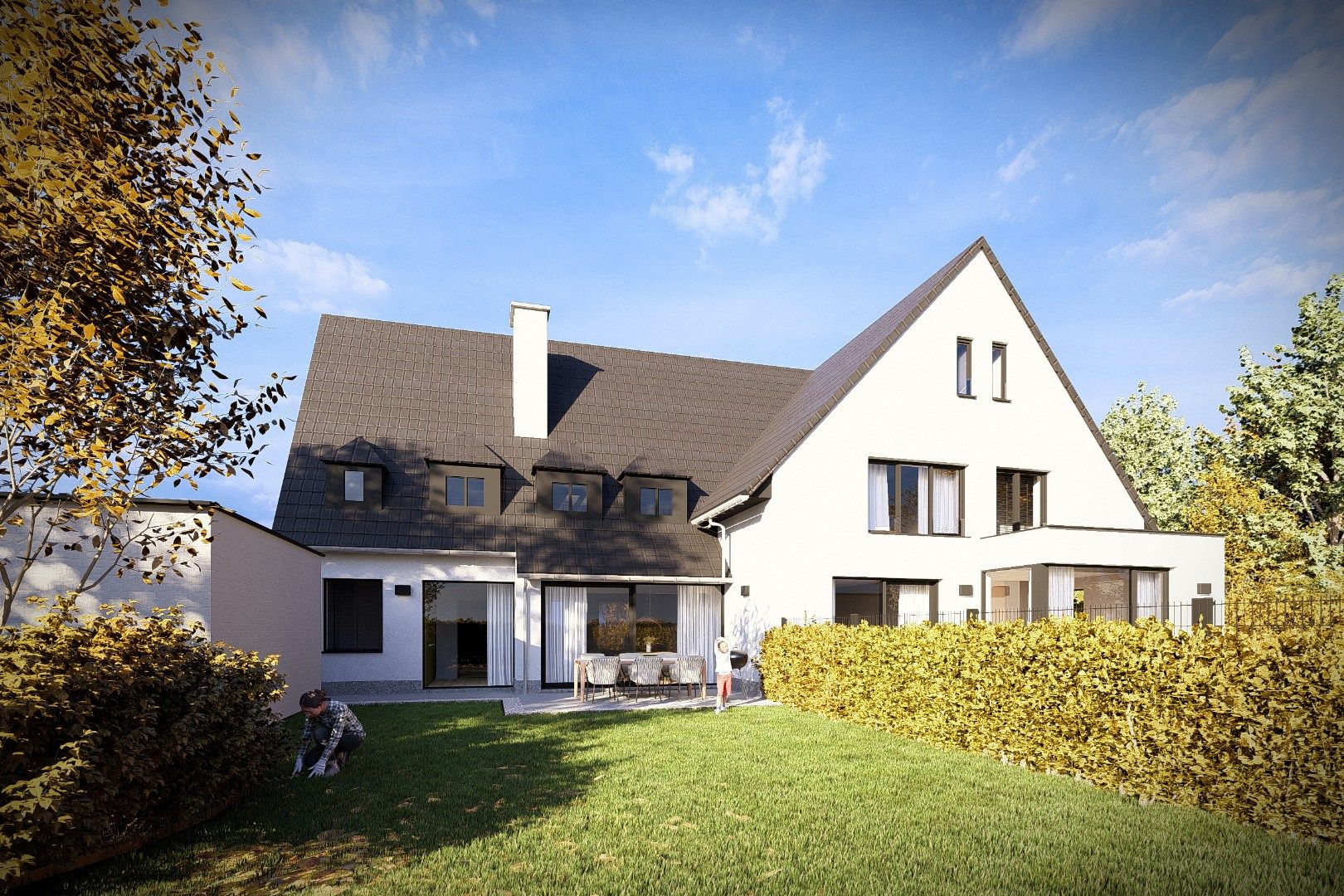 TweeZicht Lot 2 – Ruime energiezuinige woning met vier slaapkamers op toplocatie foto {{pictureIndex}}