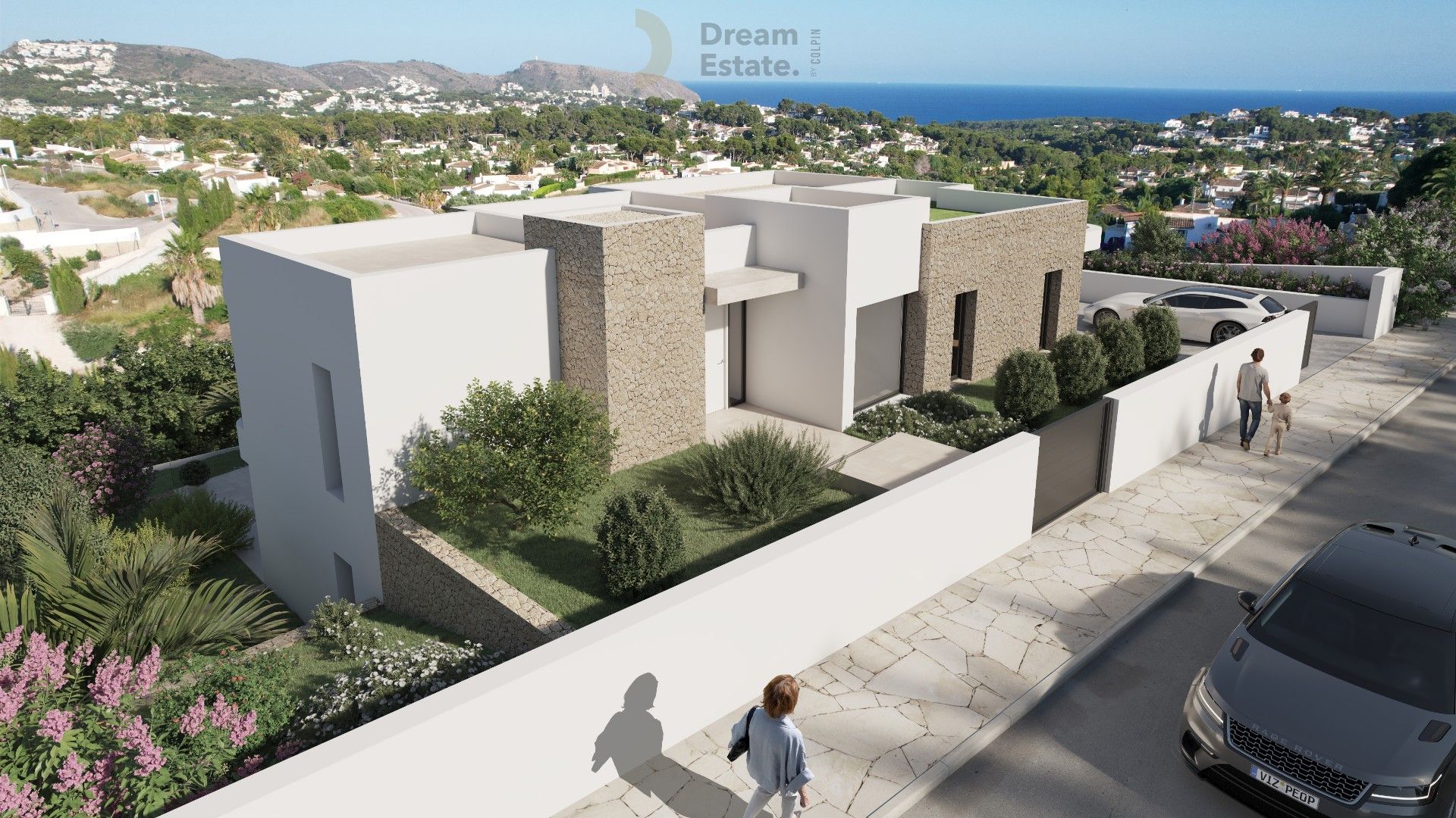 Luxe villa met zeezicht op toplocatie in Moraira foto 5